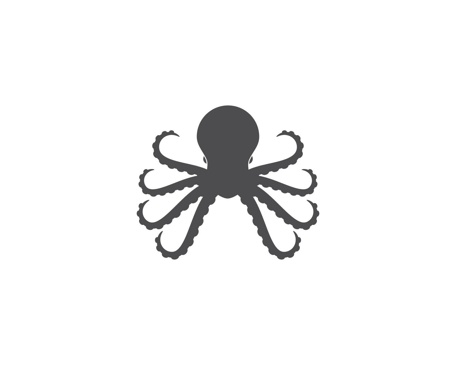 Octopus logo ilustration vector by awk