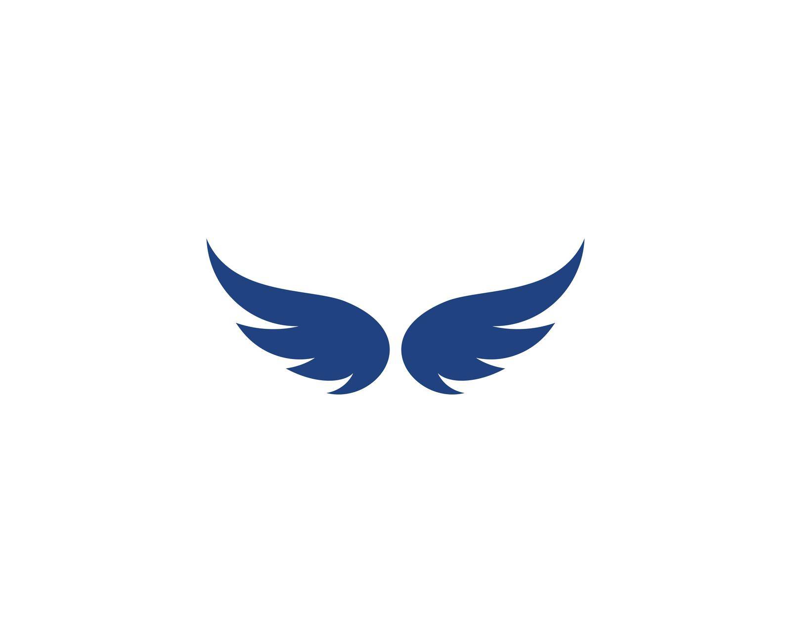 Falcon Wing Logo Template vector