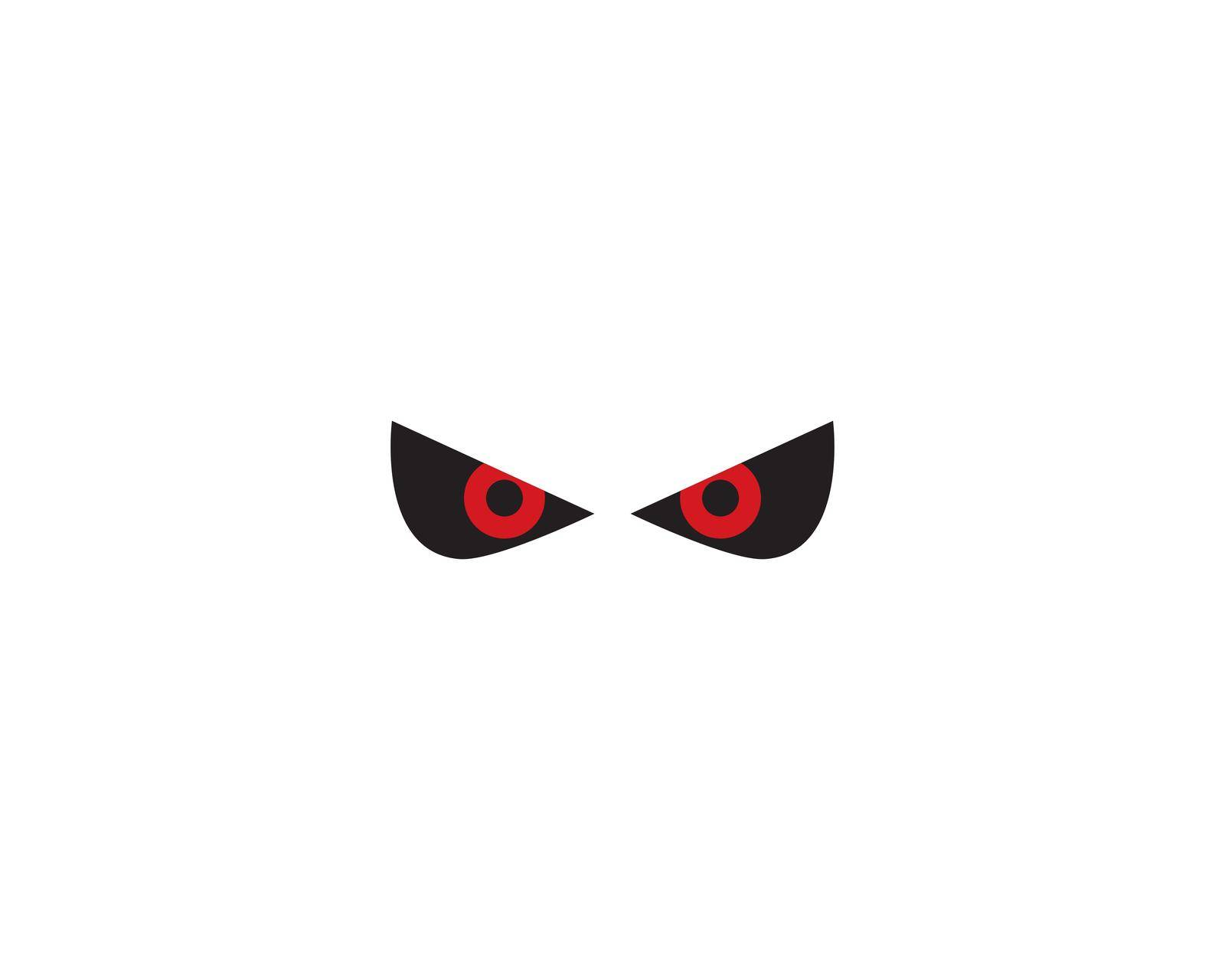 Devil Eye logo vector by awk