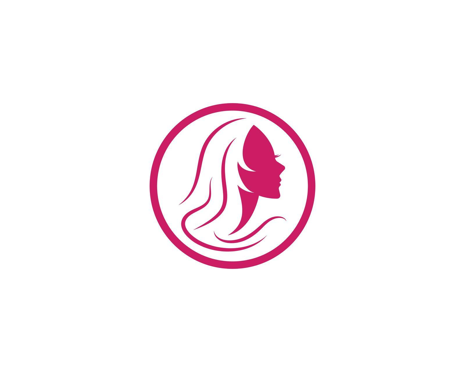 Beauty Women face silhouette by awk