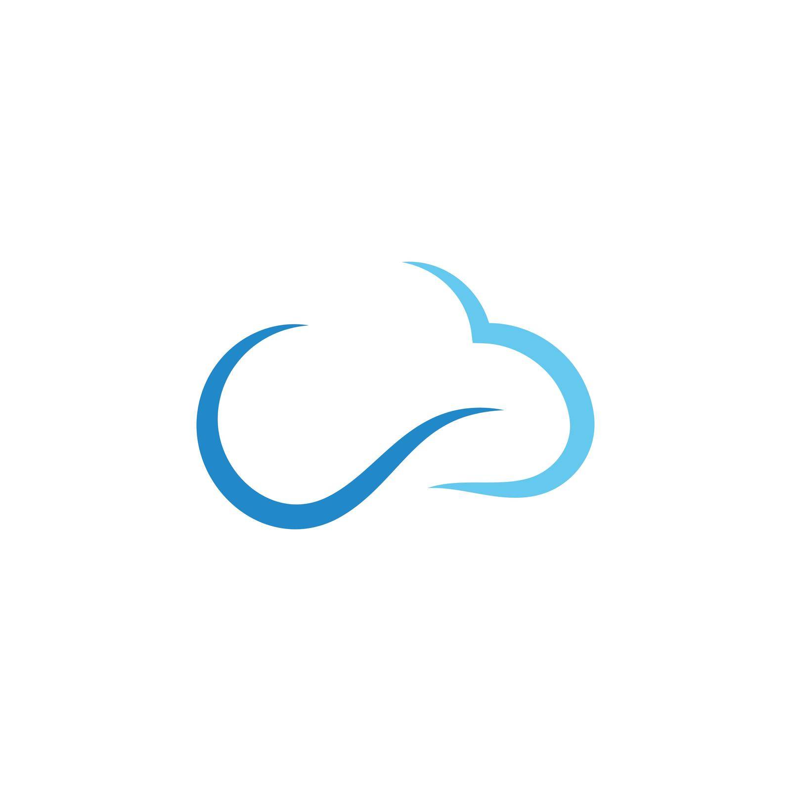 cloud logo vector by awk