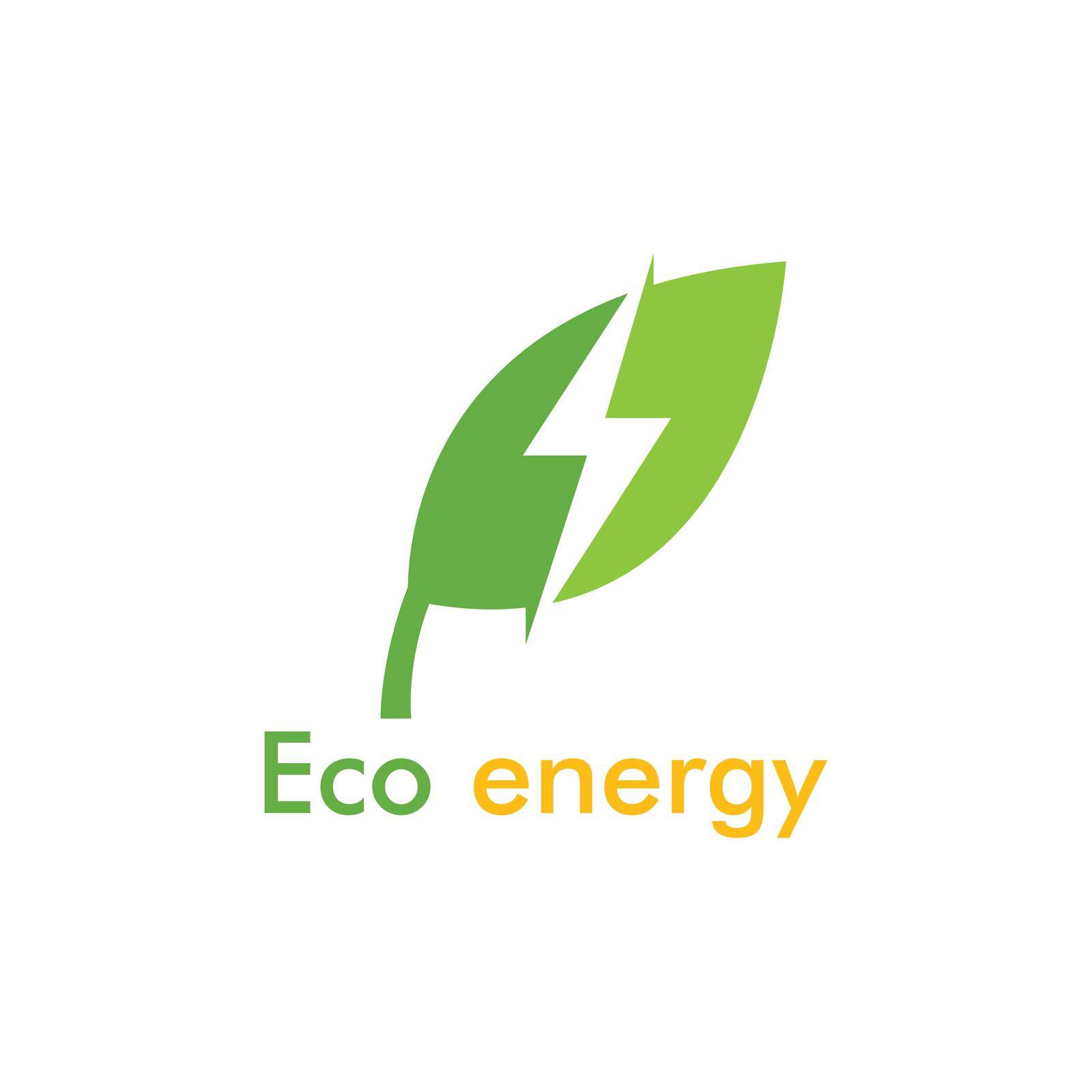 Eco energy Logo Template vector icon illustration design