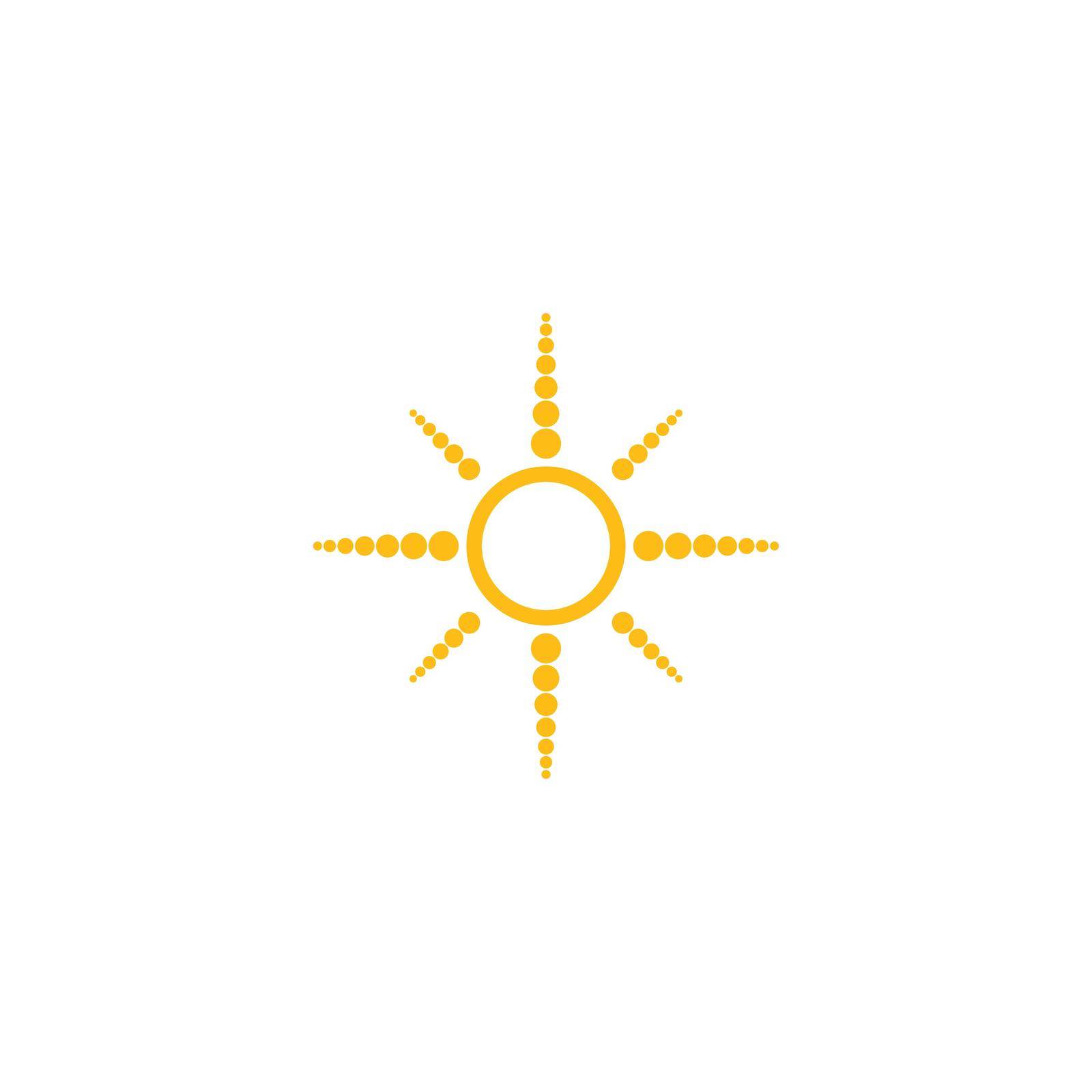 sun ilustration logo vector by awk