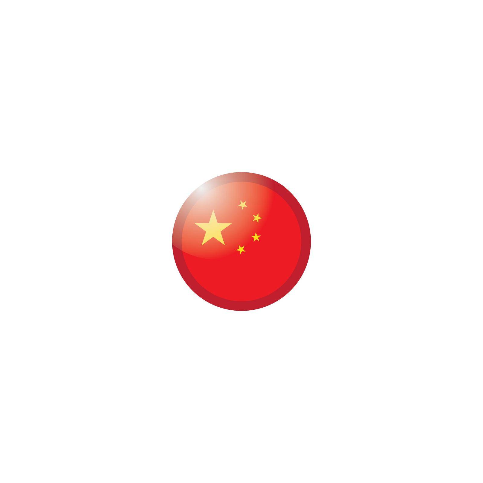 China flag vector illustration by awk