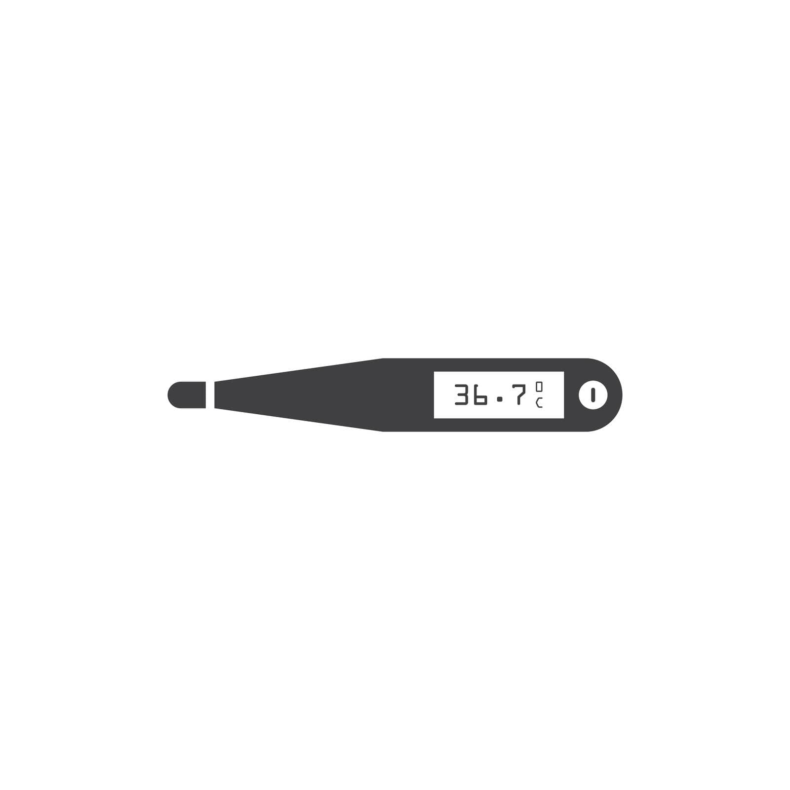Thermometer icon vector illustration flat design