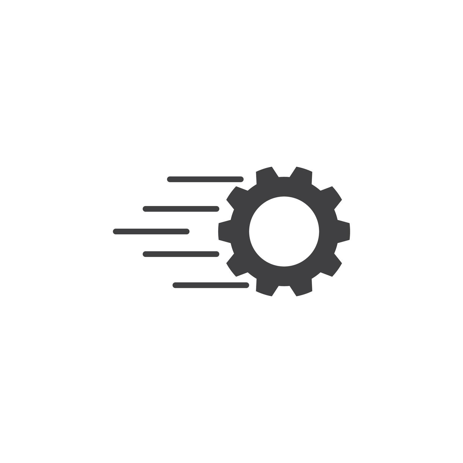 Gear logo vector illustration design