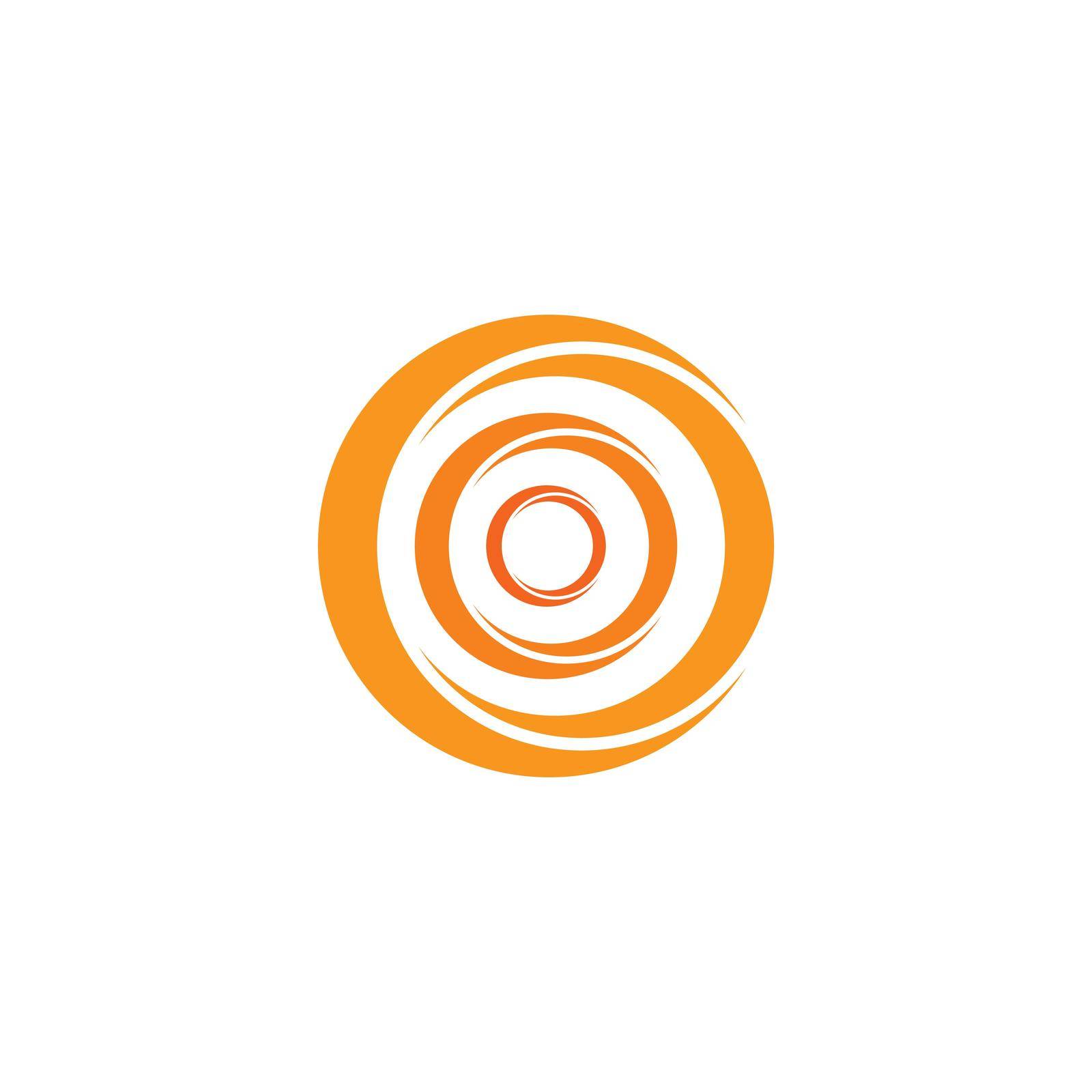 abstract circle logo vector template icon illustration by kosasihindra55