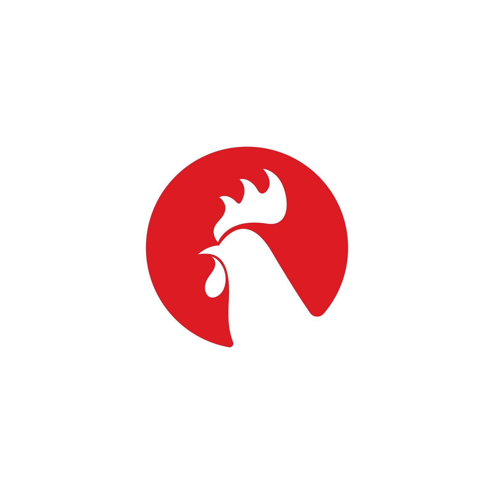Rooster Logo Template vector illustration by kosasihindra55