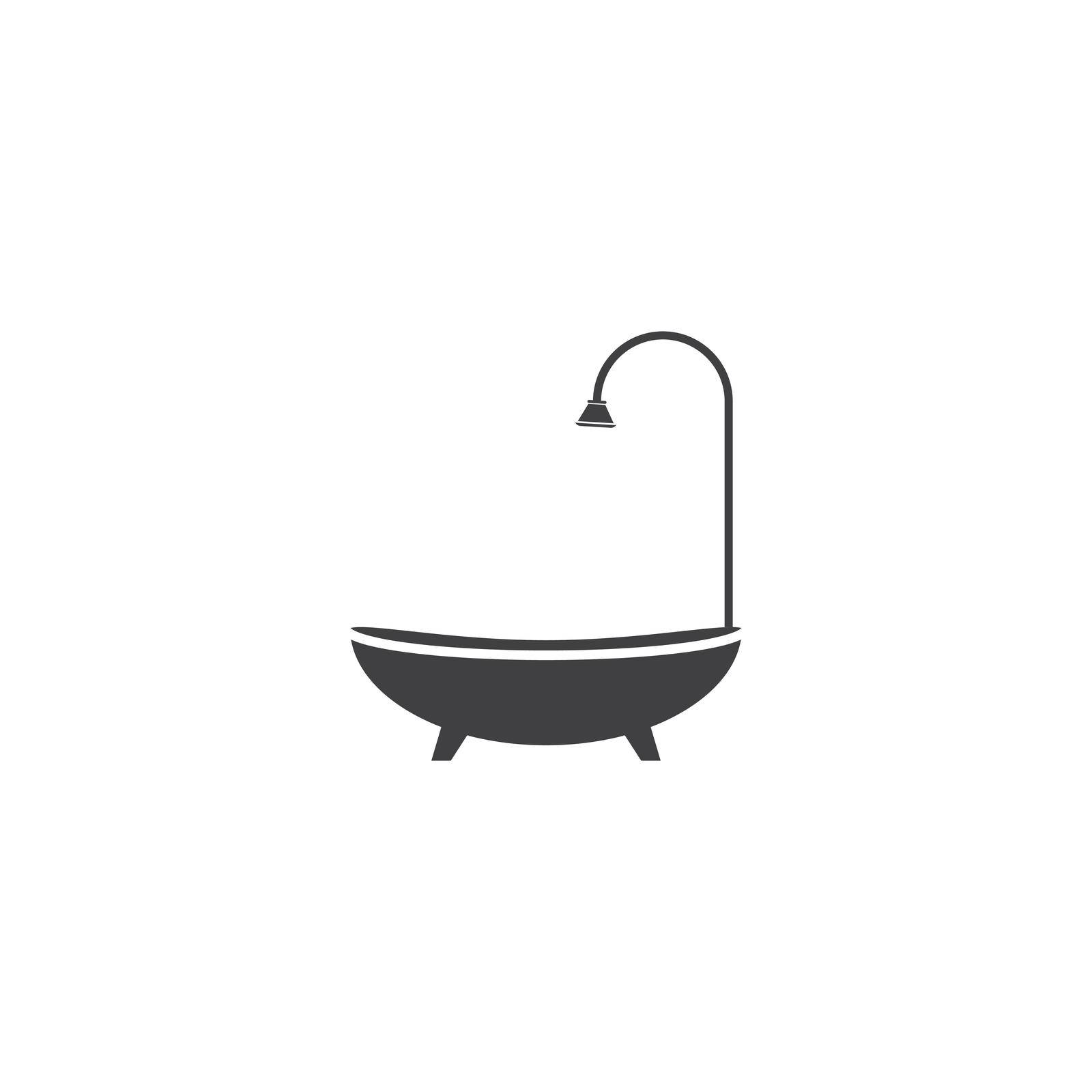 Bathroom icon vector flat design