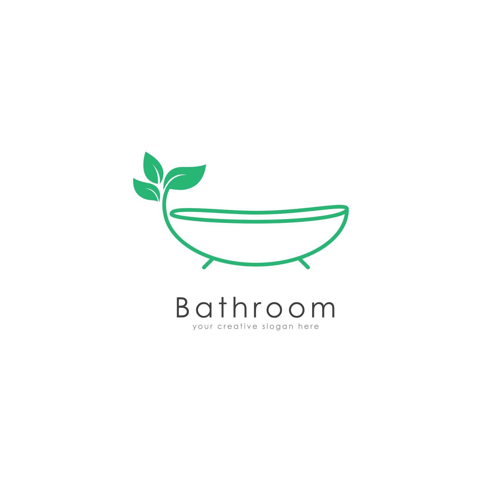 Bathroom icon vector flat design