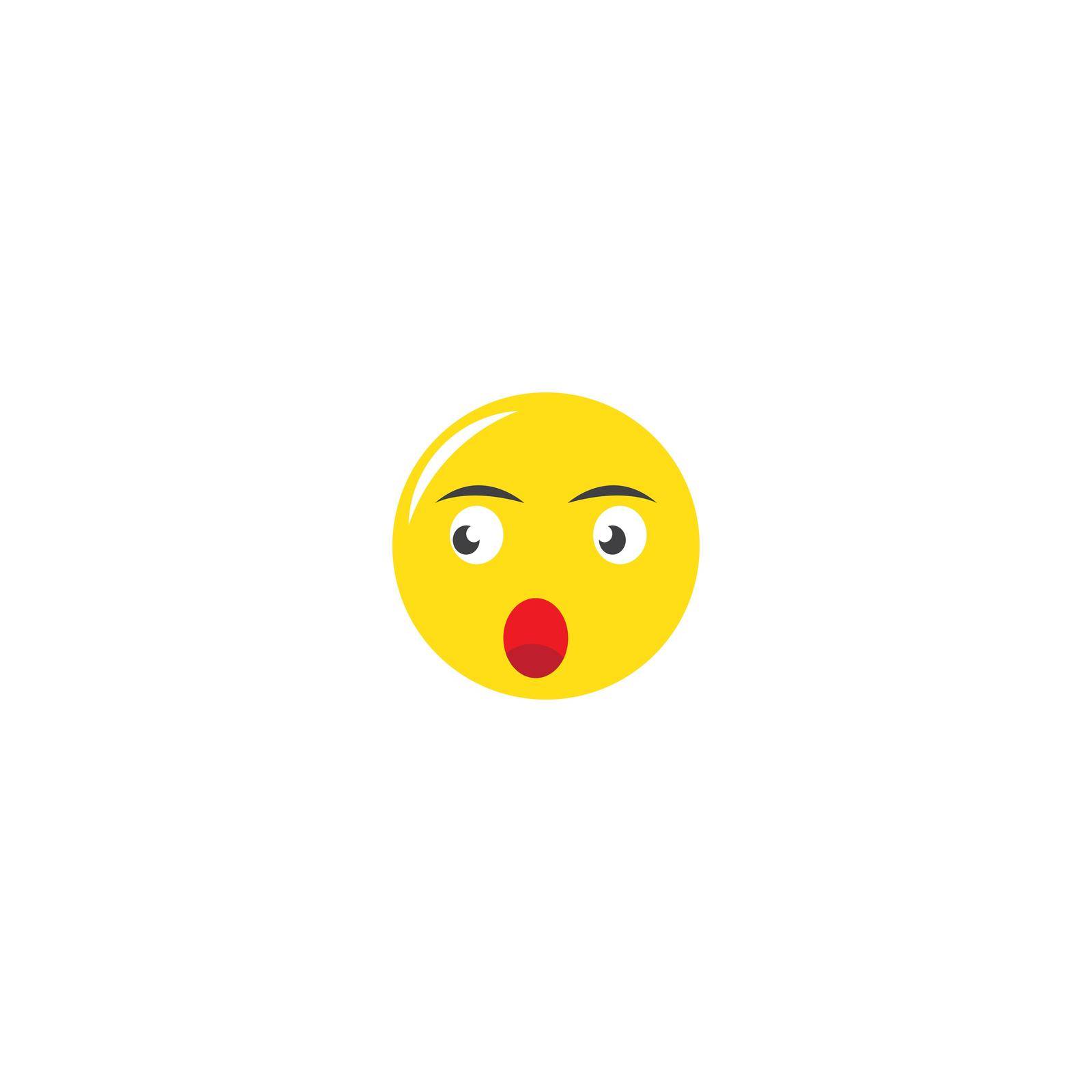 Smile happy face emoticon vector design