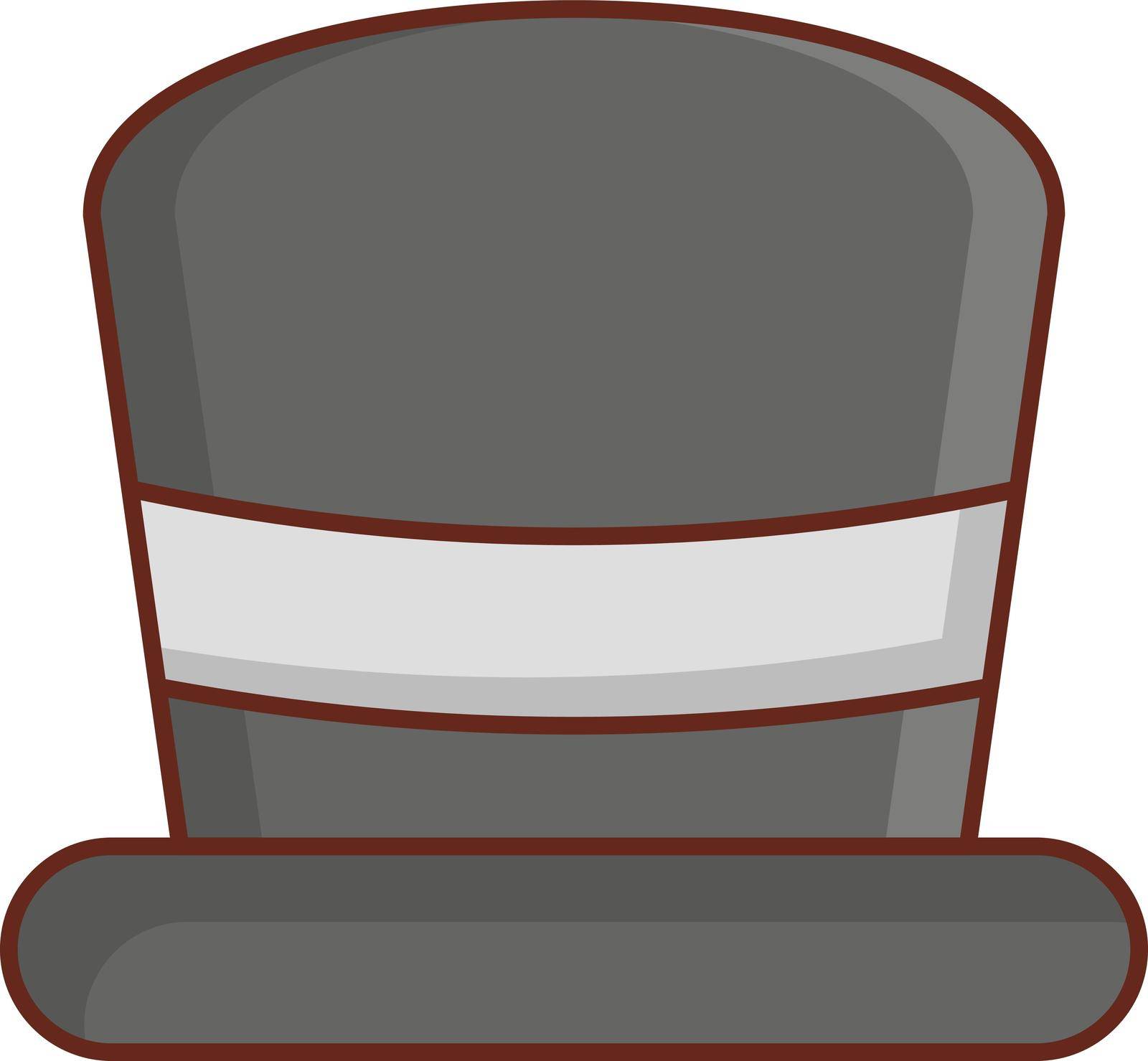 hat Vector illustration on a transparent background. Premium quality symbols.Vector line flat color icon for concept and graphic design.