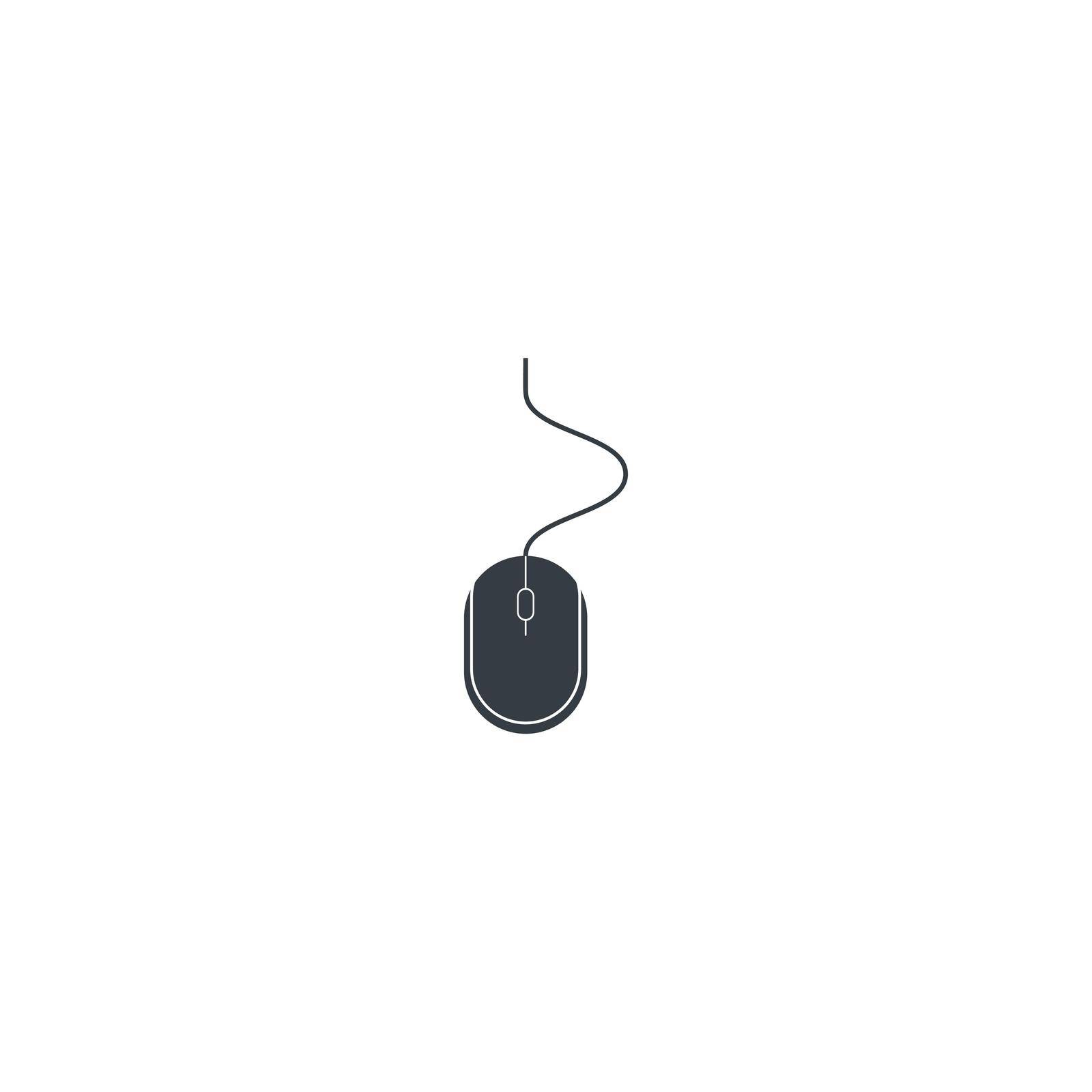 Computer mouse icon vector template design
