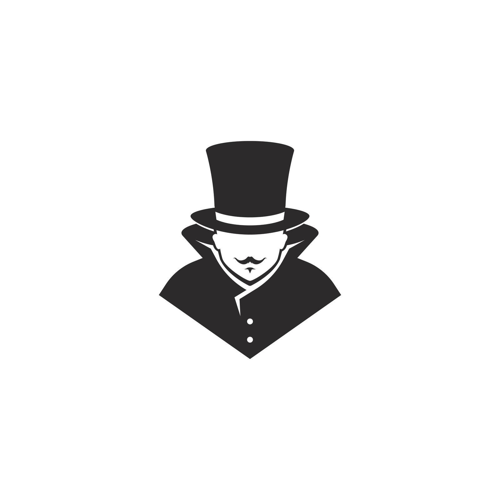 detective logo vector icon illustration design