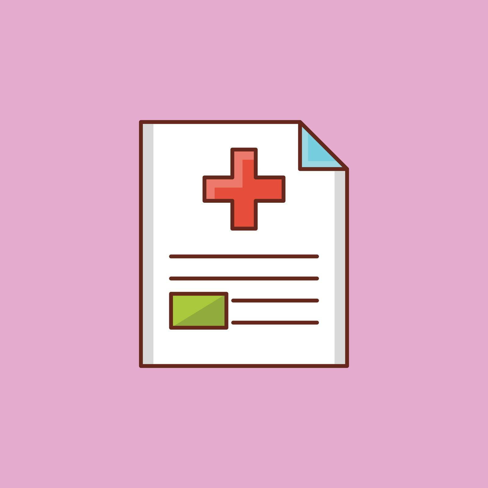 medical vector flat color icon