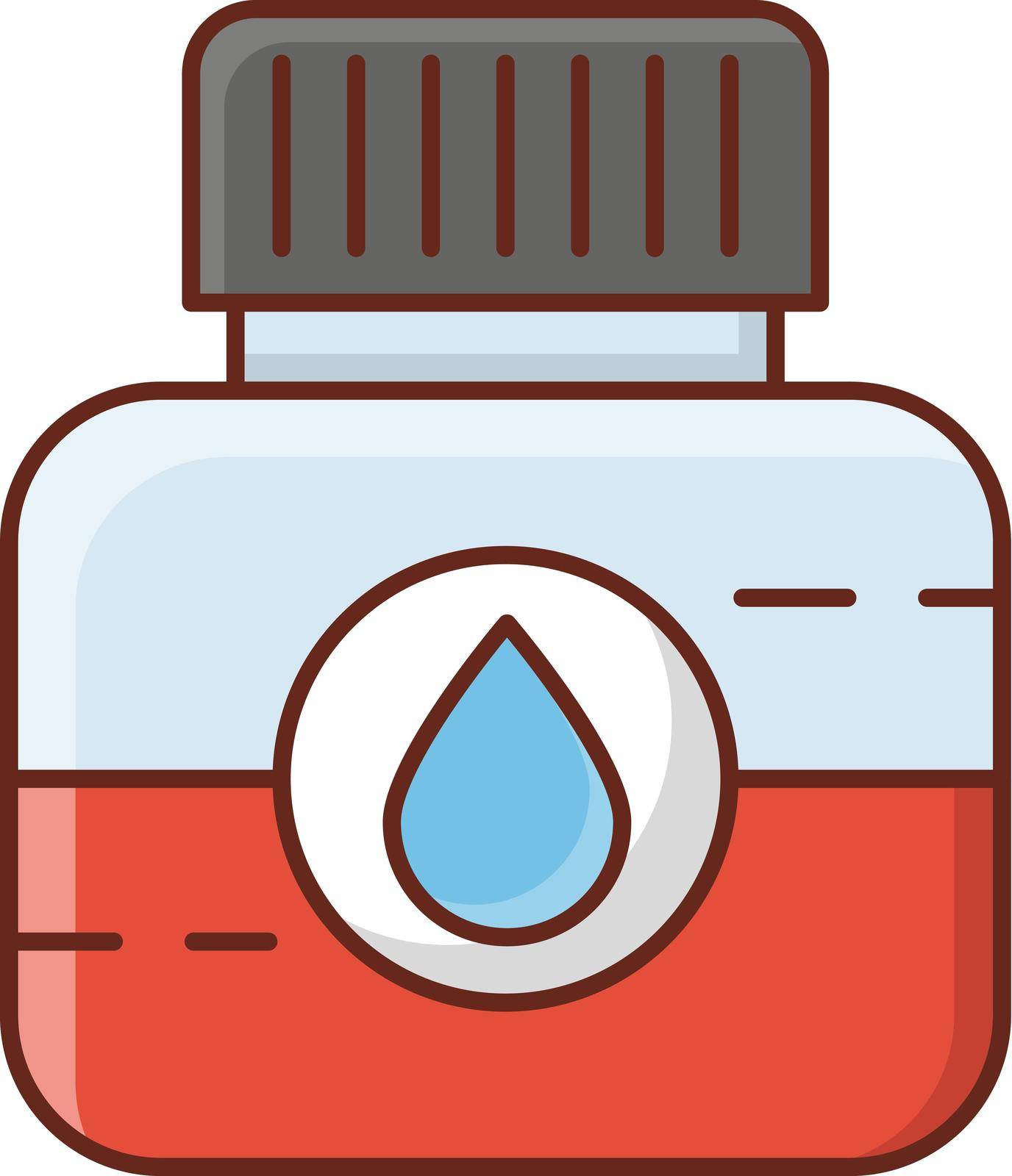ink vector flat color icon