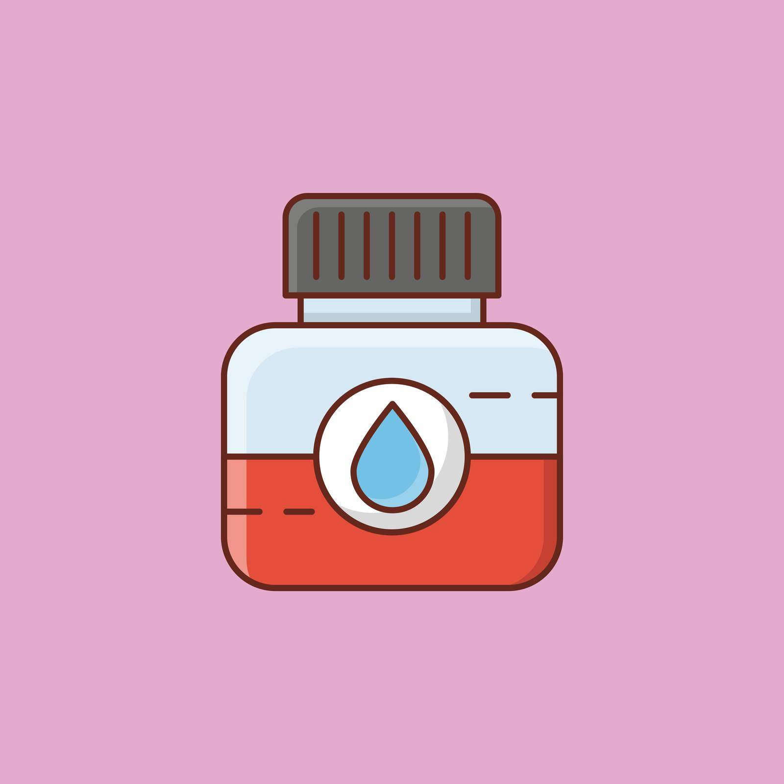 ink vector flat color icon