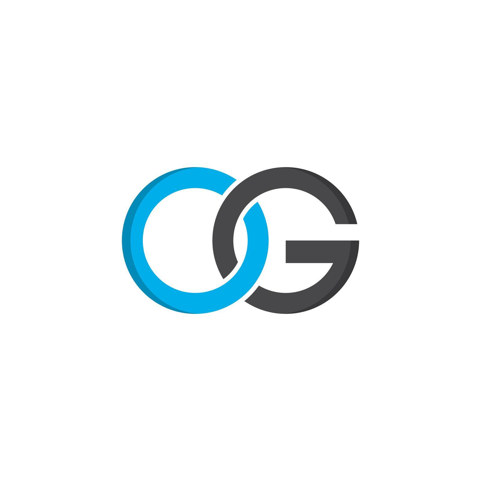 letter OG logo vector icon illustration by kosasihindra55