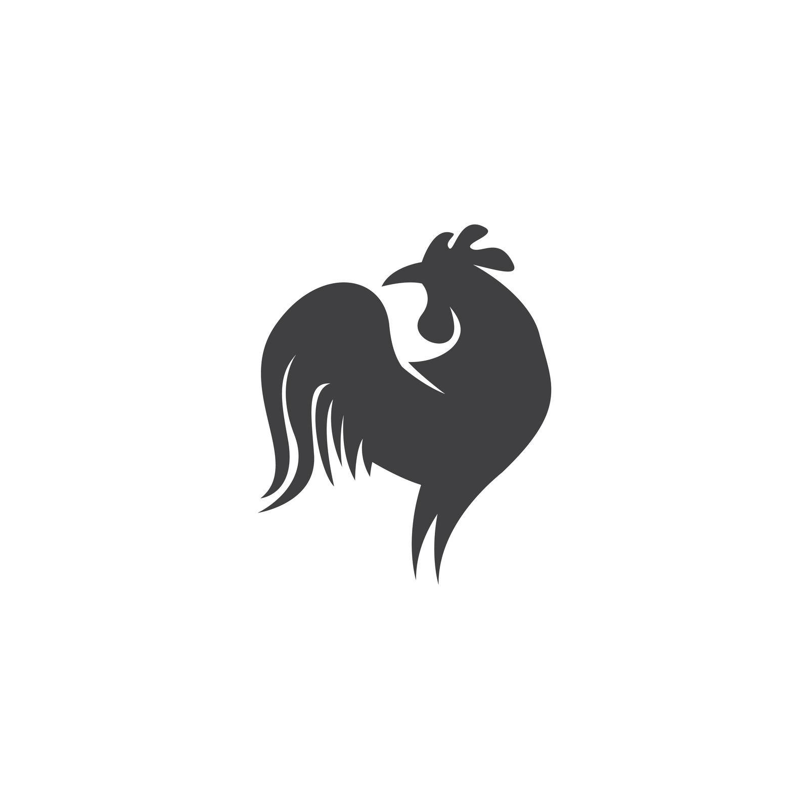 Rooster illustration by awk