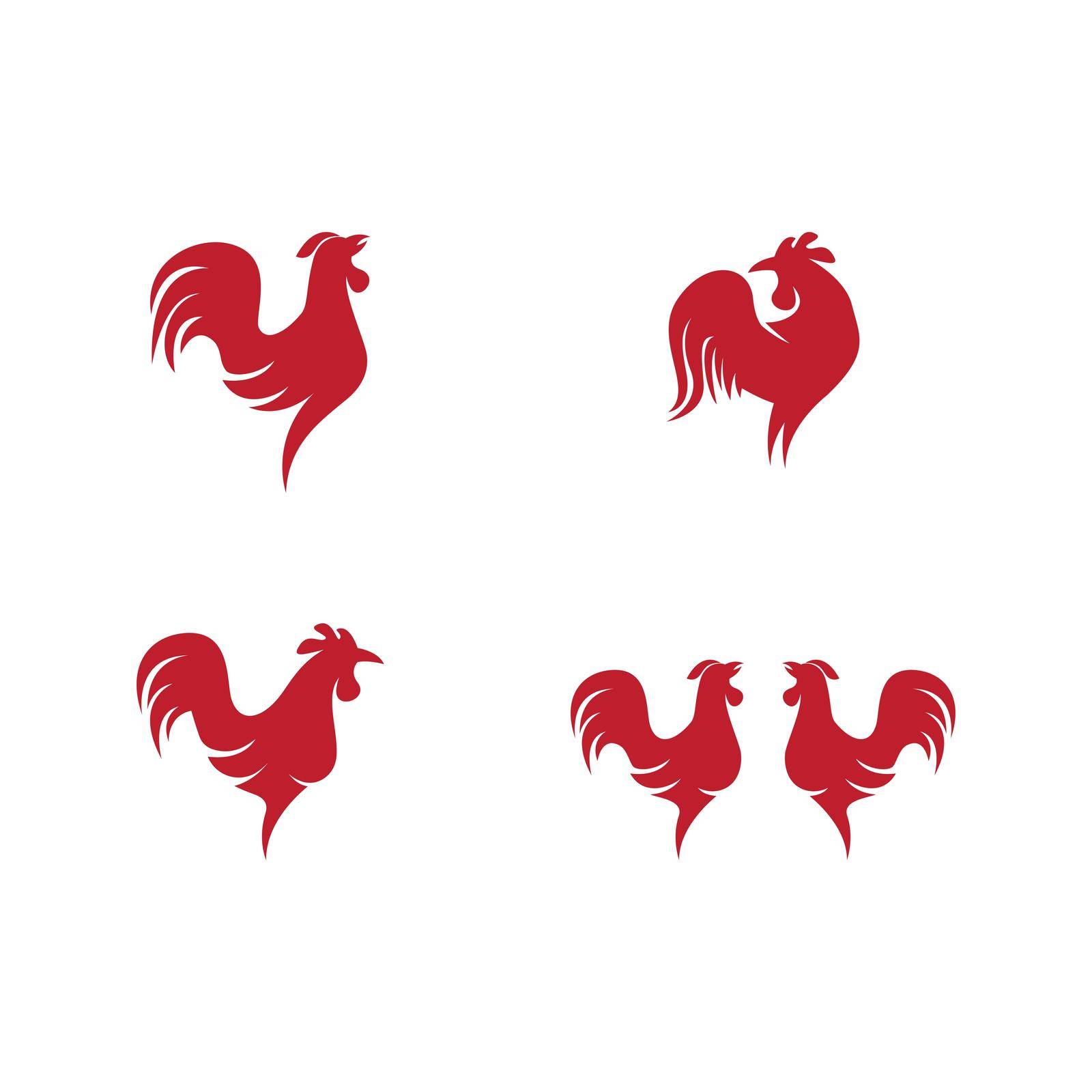 Rooster illustration by awk
