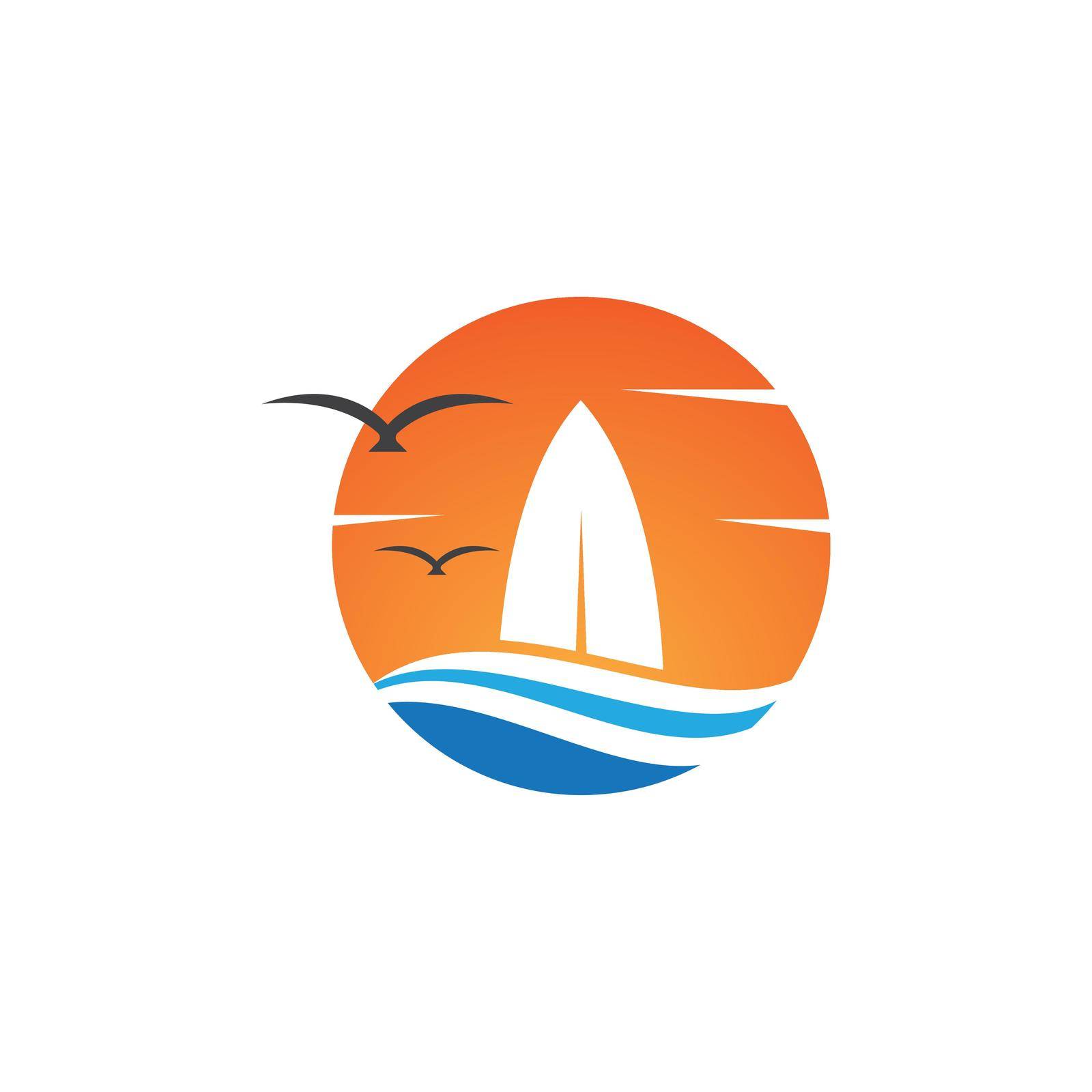 Surf board logo design by awk