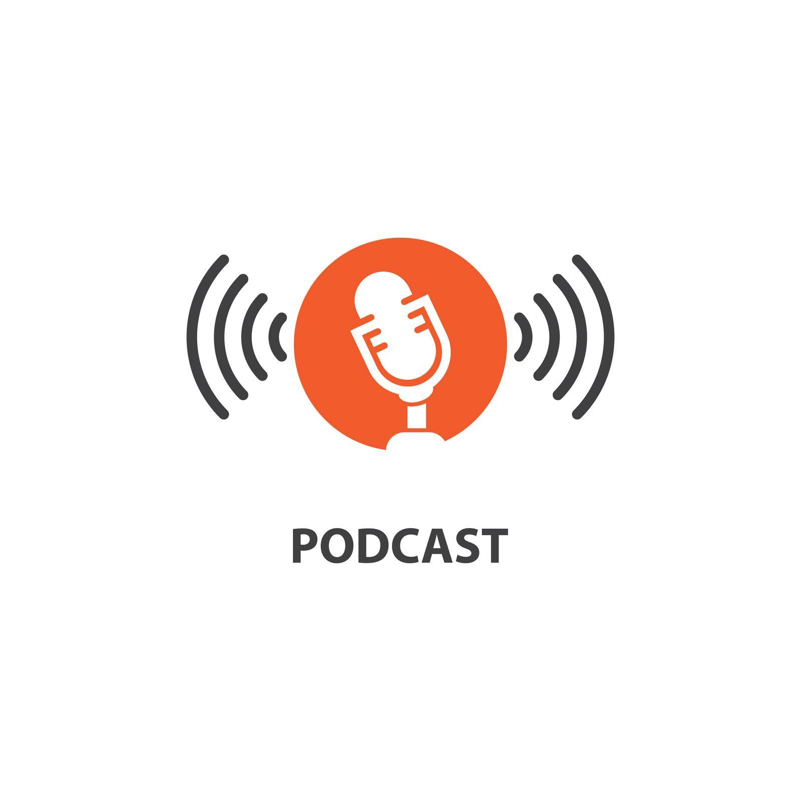 Podcast vector design by awk