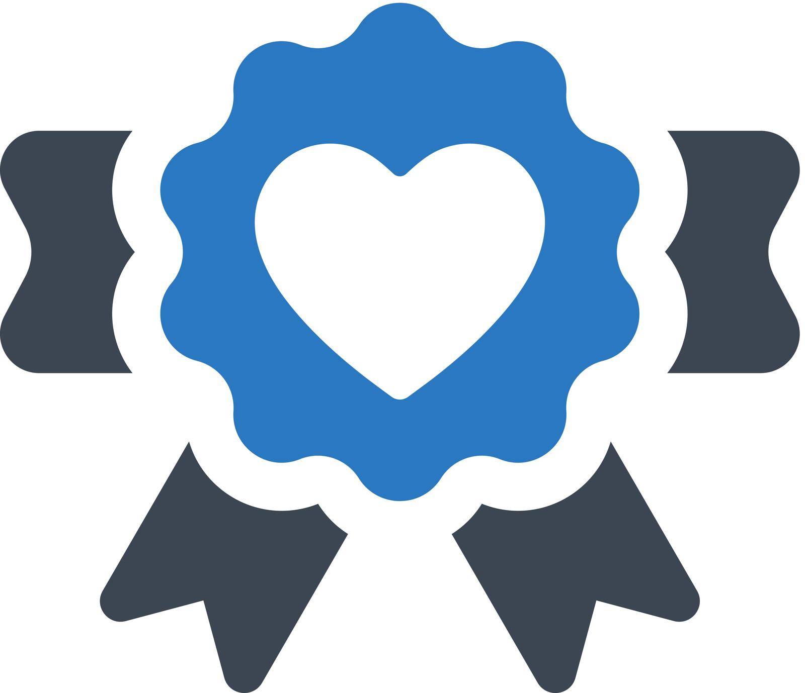 Love award icon. Vector EPS file.