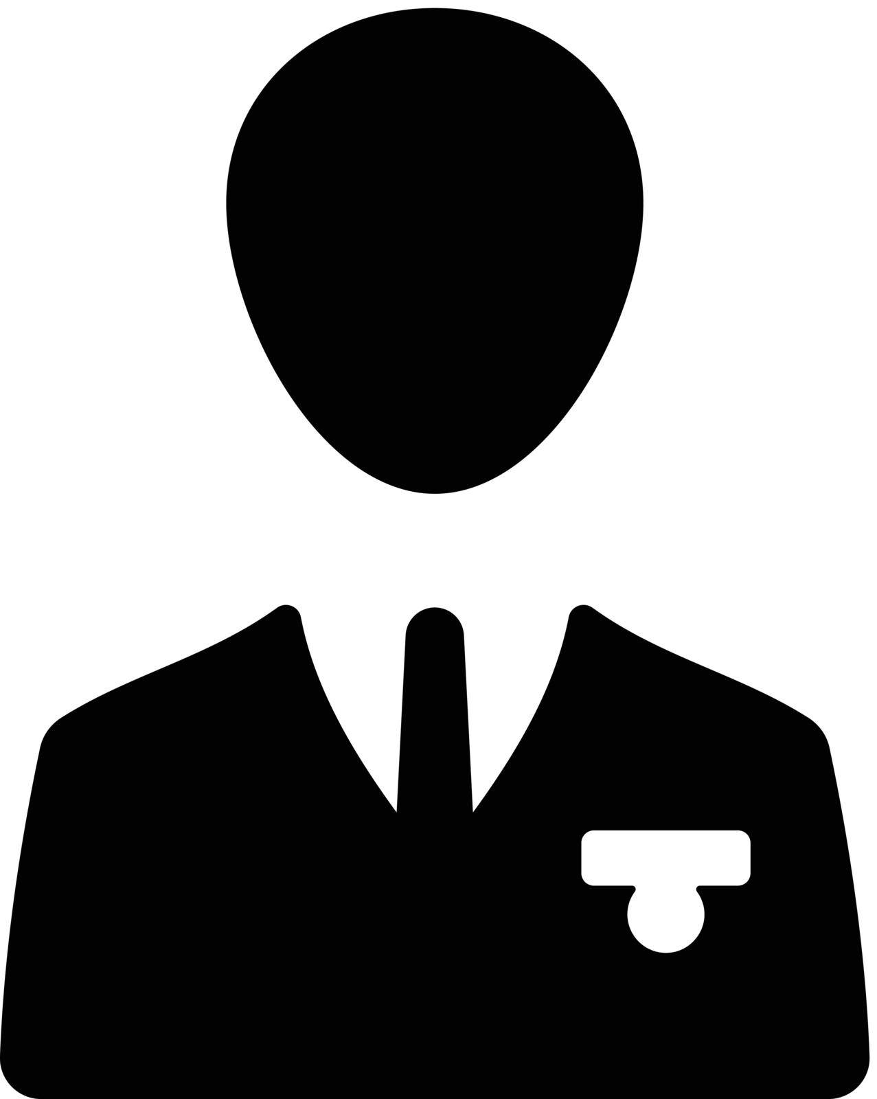 Manager icon - Simple vector illustration