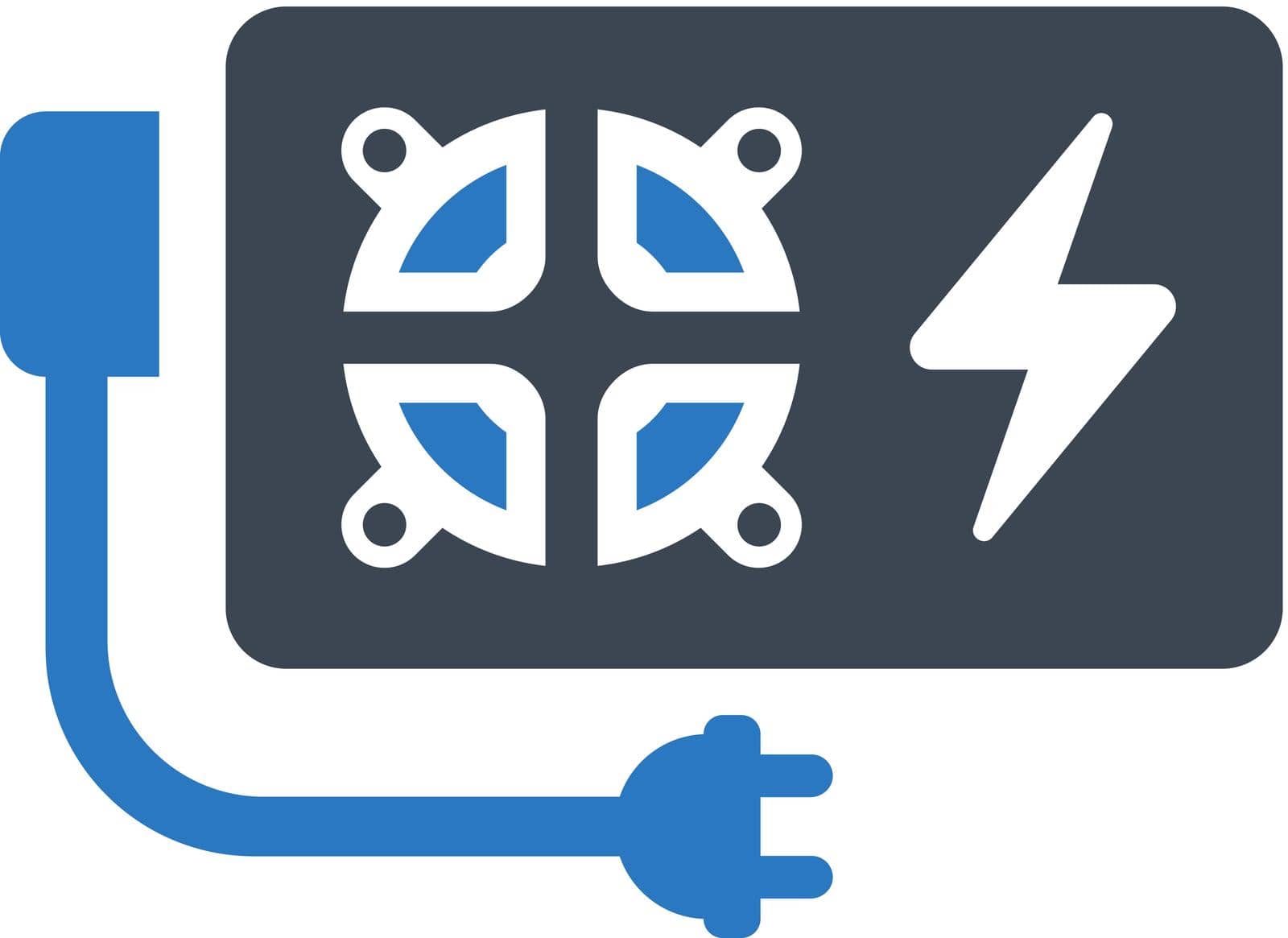 Power supply icon by delwar018