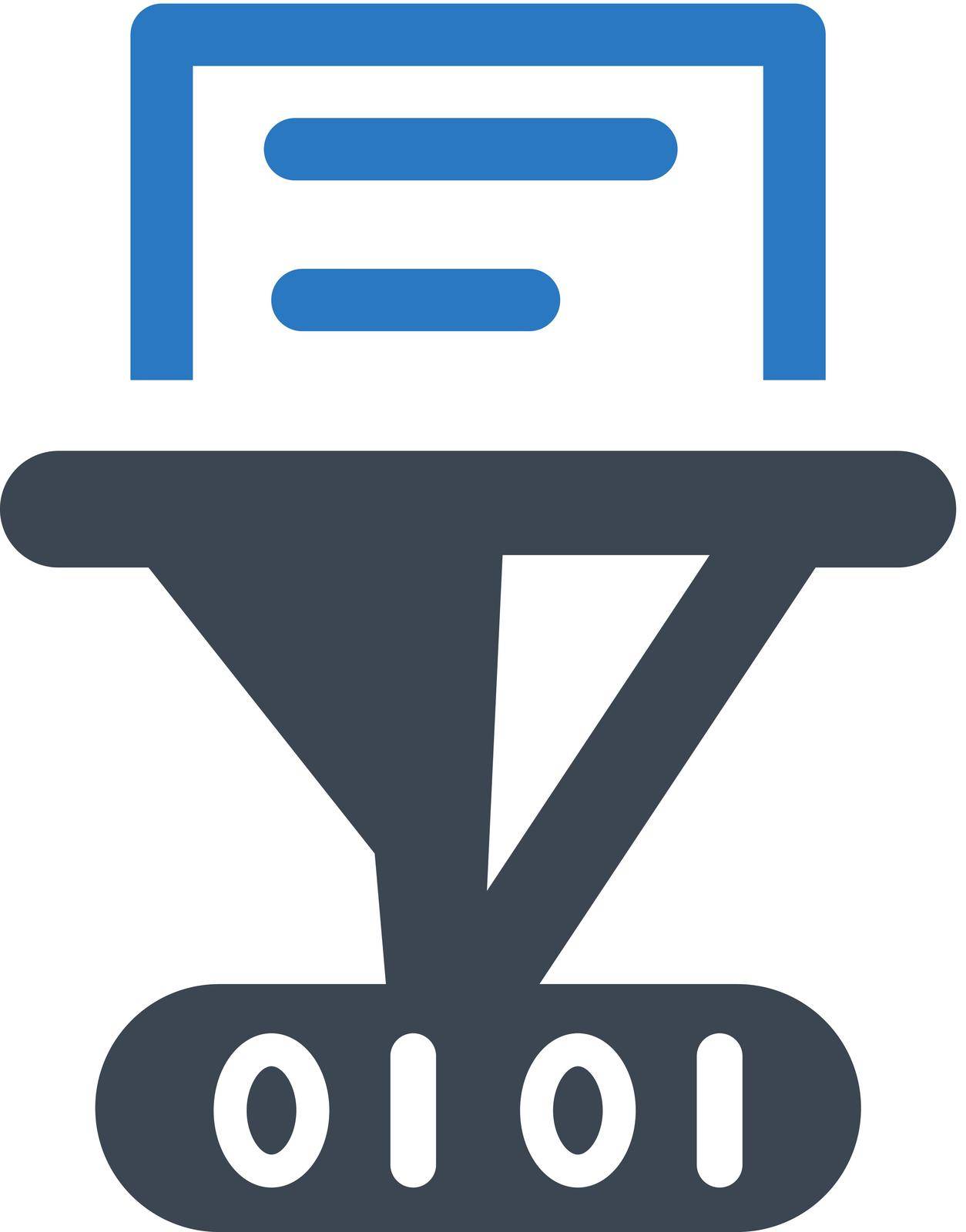 Hash function icon. Vector EPS file.