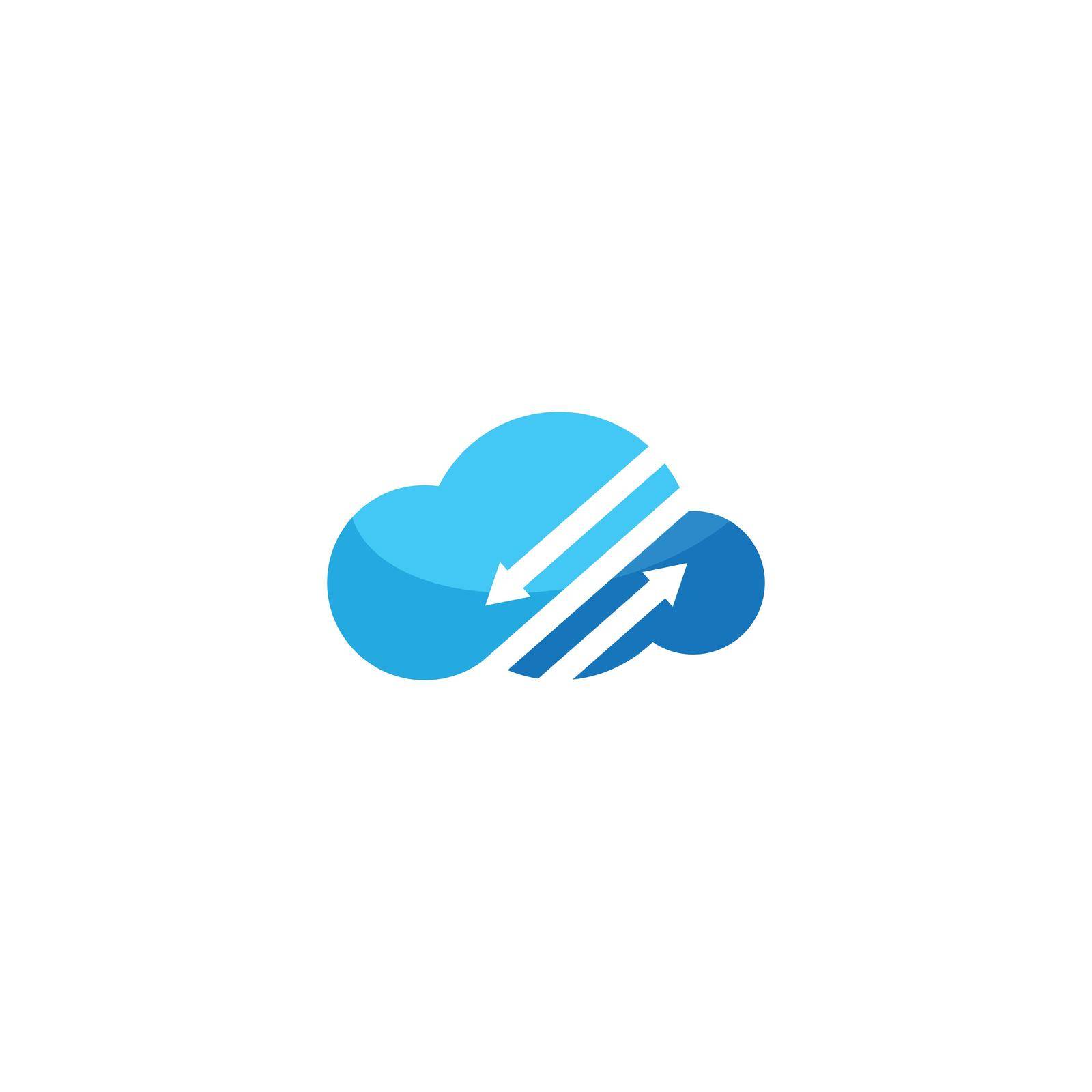 Cloud illustration vector by awk