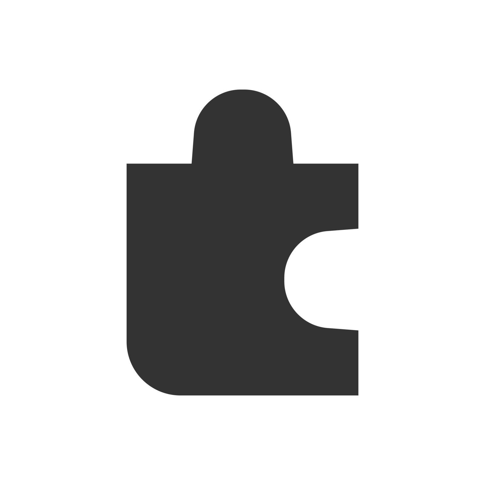 Puzzle, solution icon. Vector EPS file. 