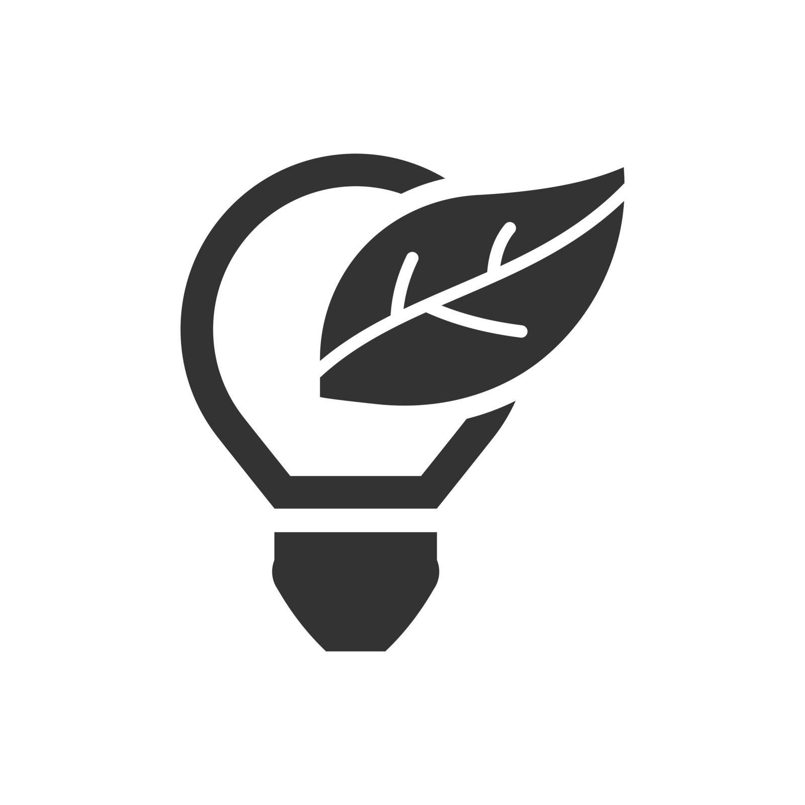 Green energy icon. Vector EPS file. 