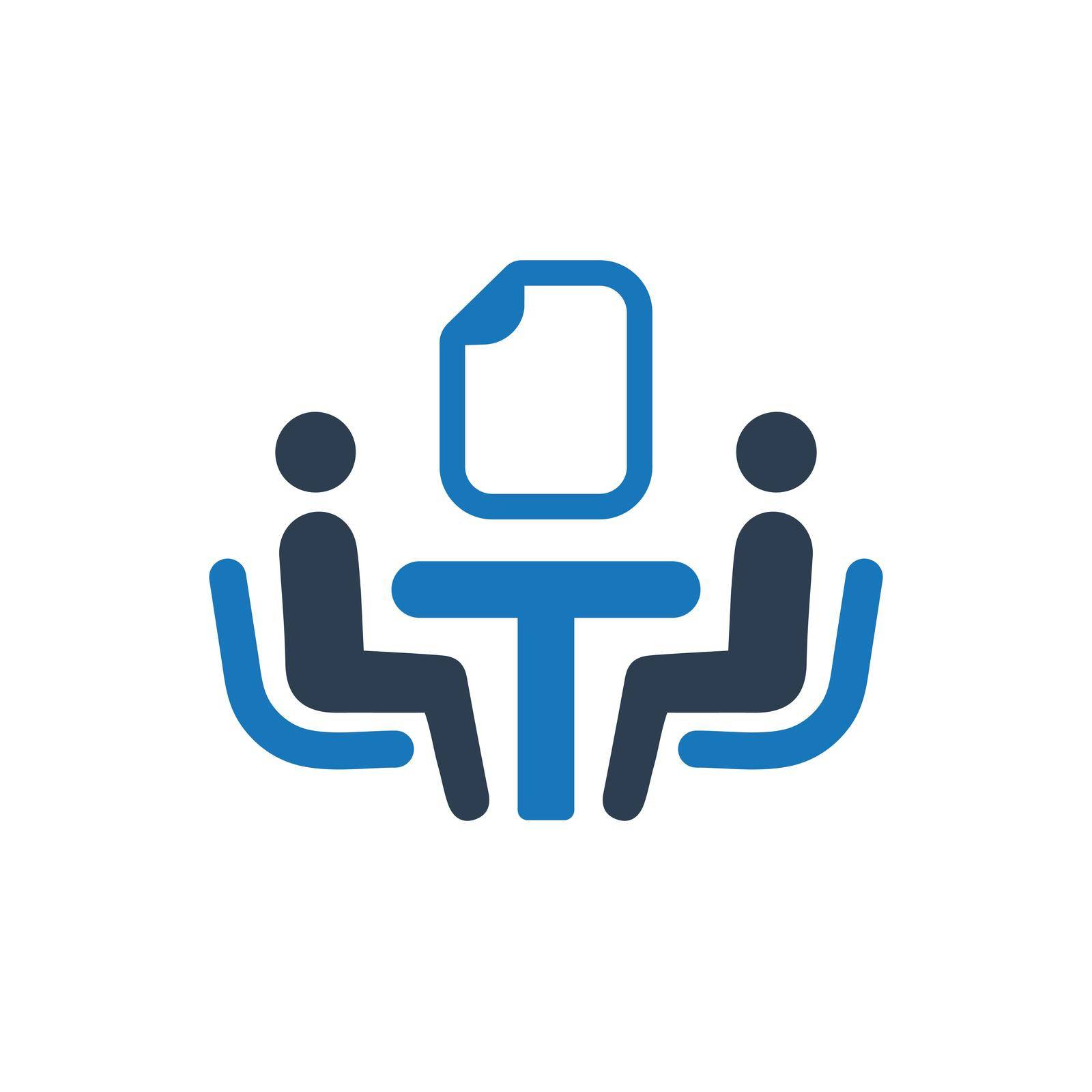 Business Contract icon. Vector EPS file.