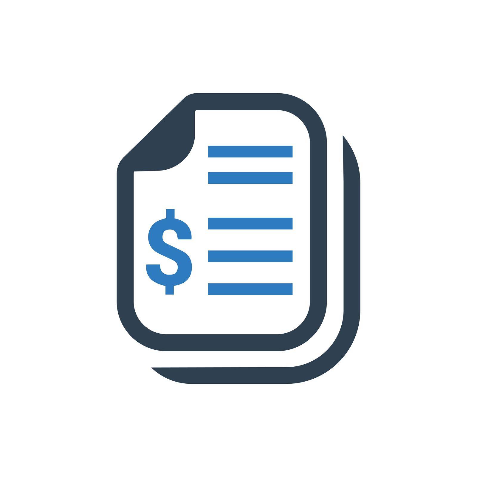 Financial Statement icon. Vector EPS file.