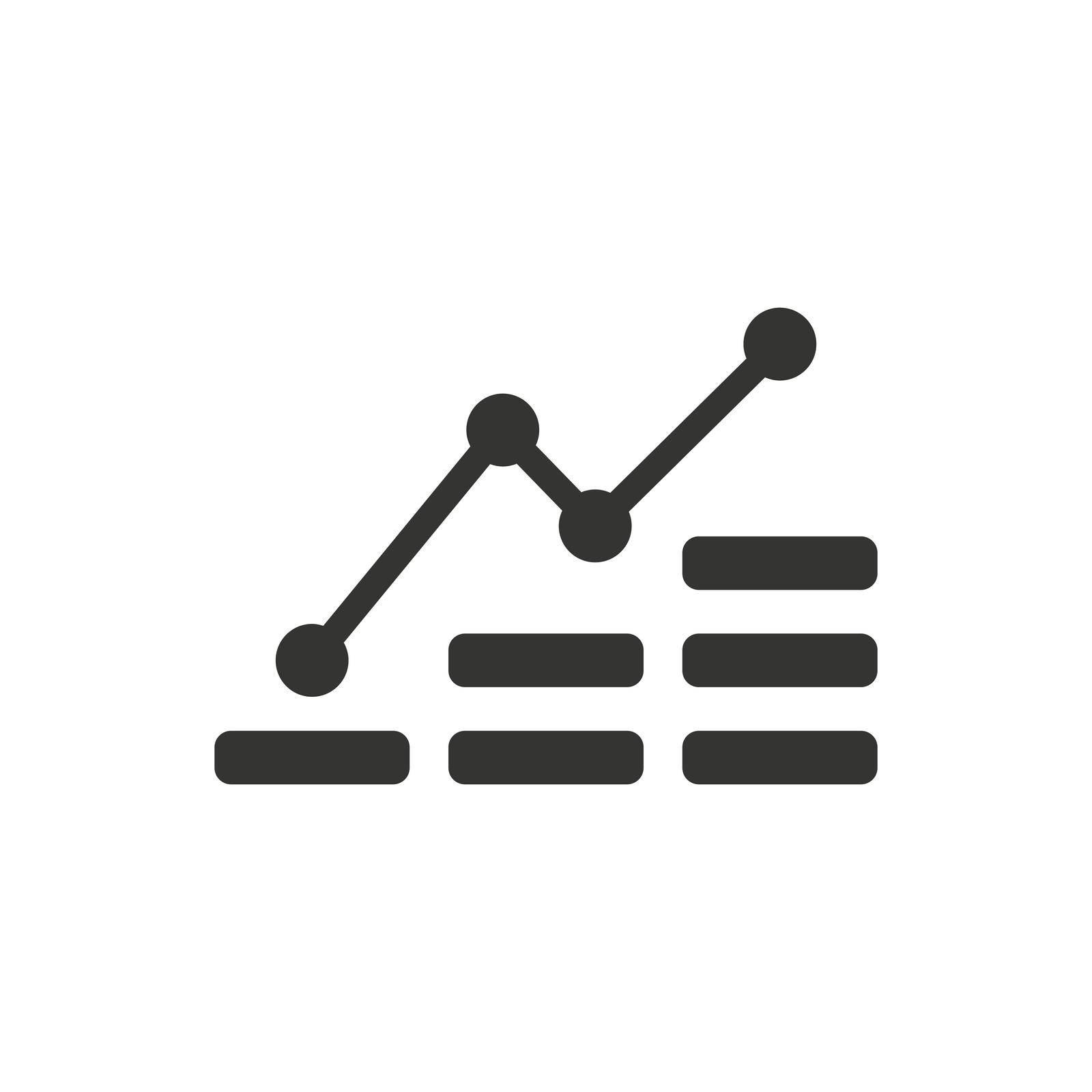 Financial Analysis icon. Vector EPS file.
