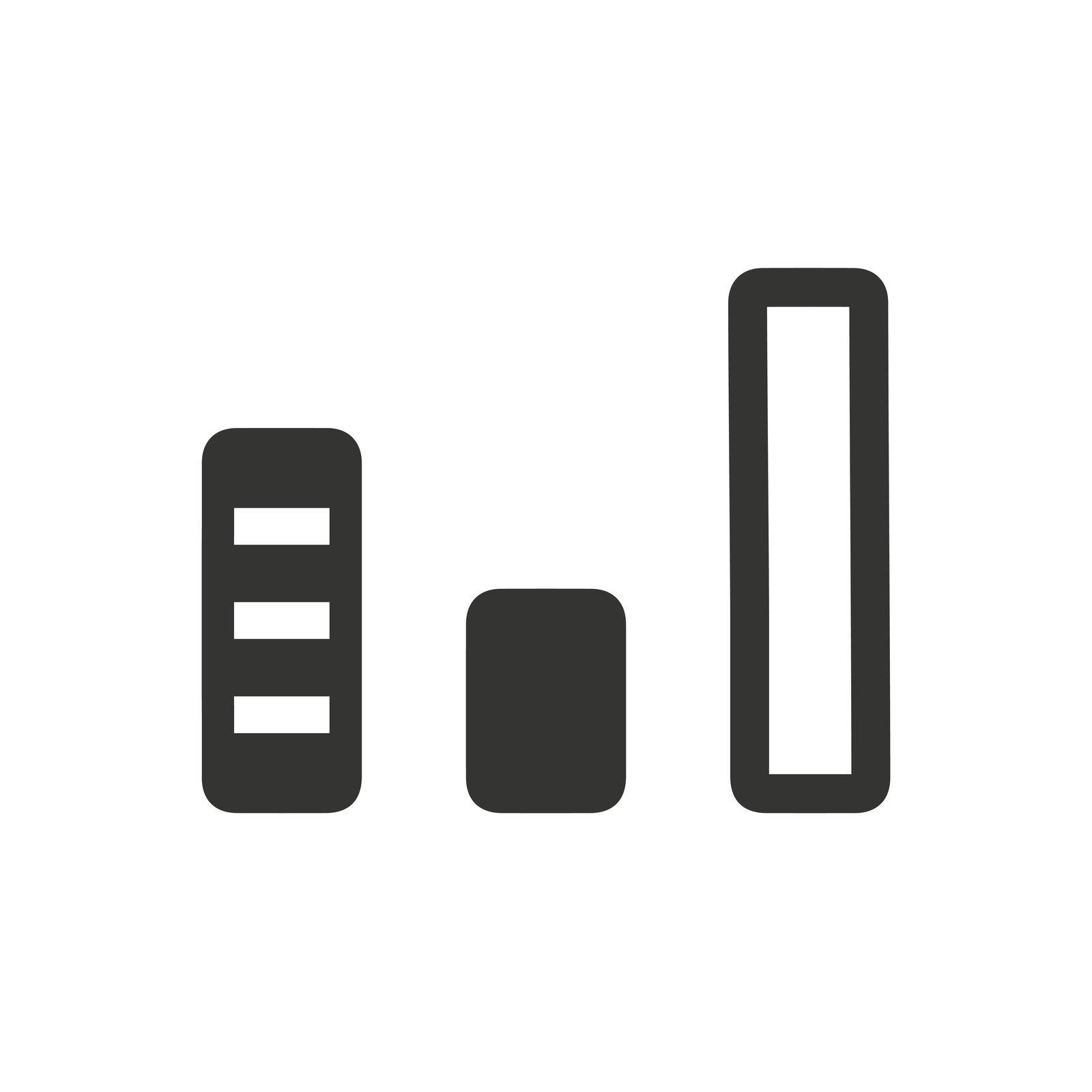 Bar Graph Icon by delwar018