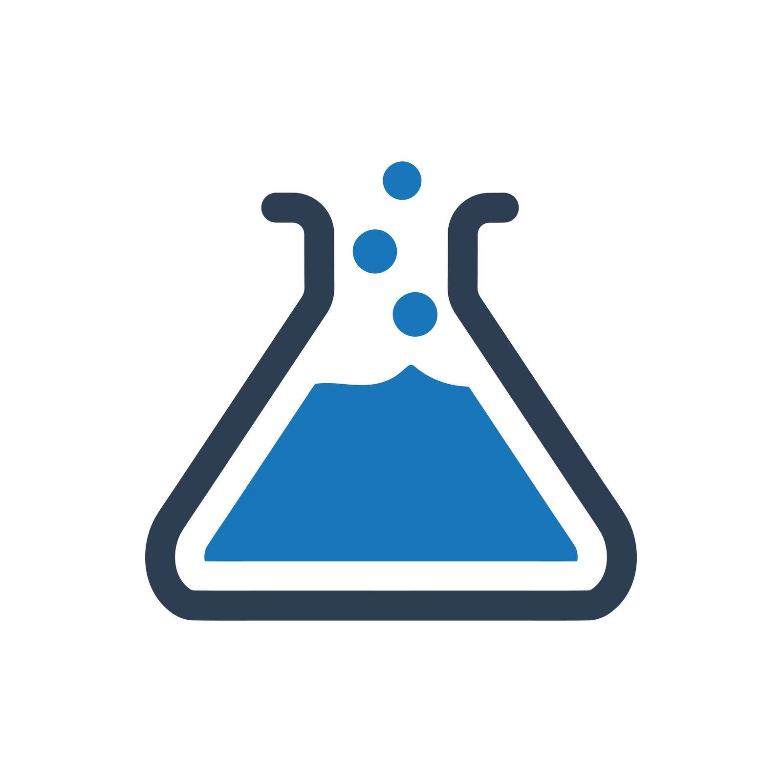 Laboratory icon. Vector EPS file.