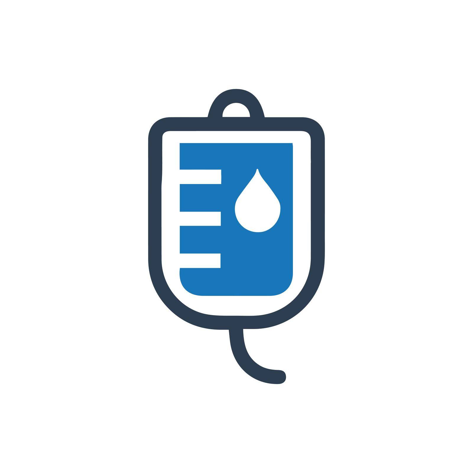Blood Transfusion icon. Vector EPS file.