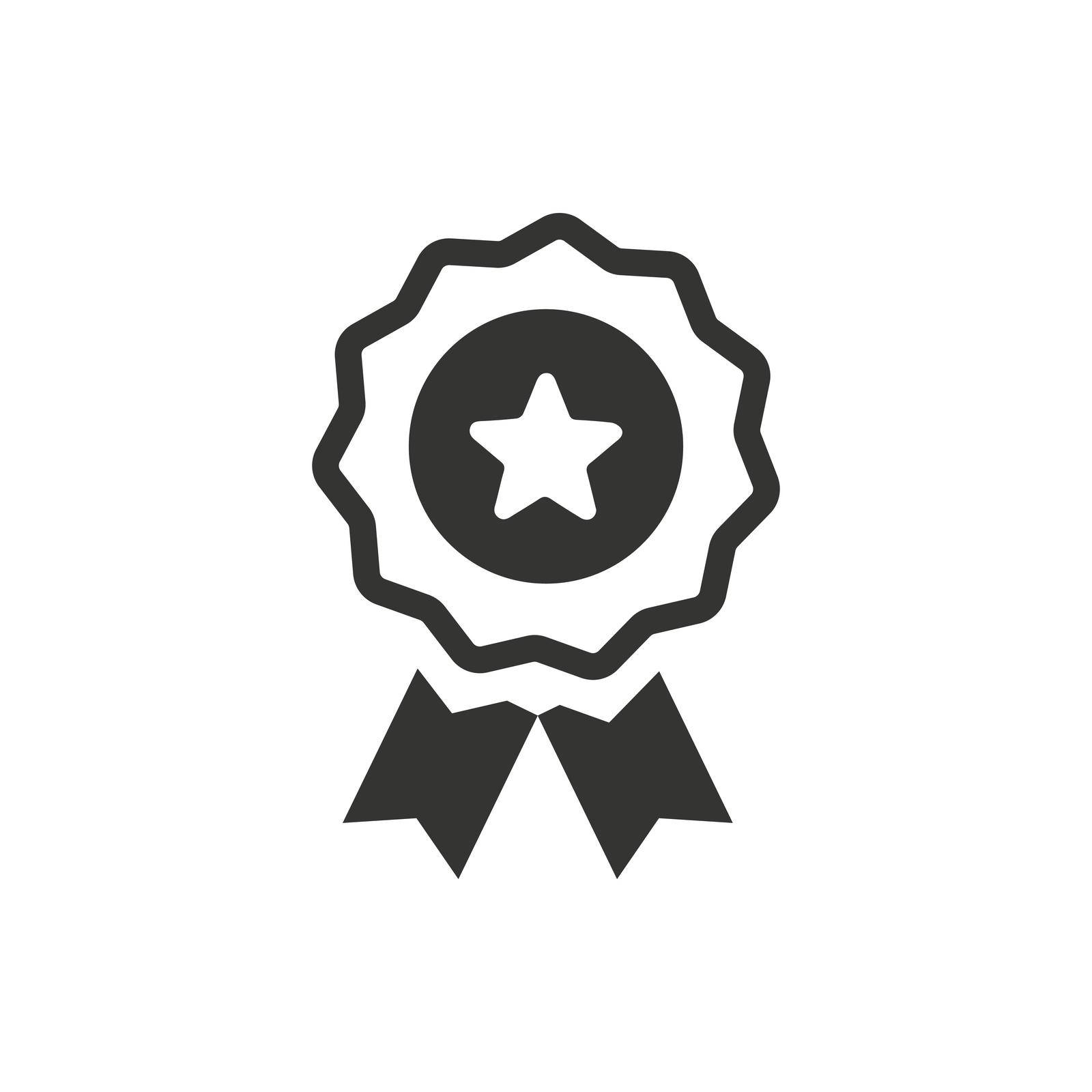 Award Ribbon icon. Vector EPS file.