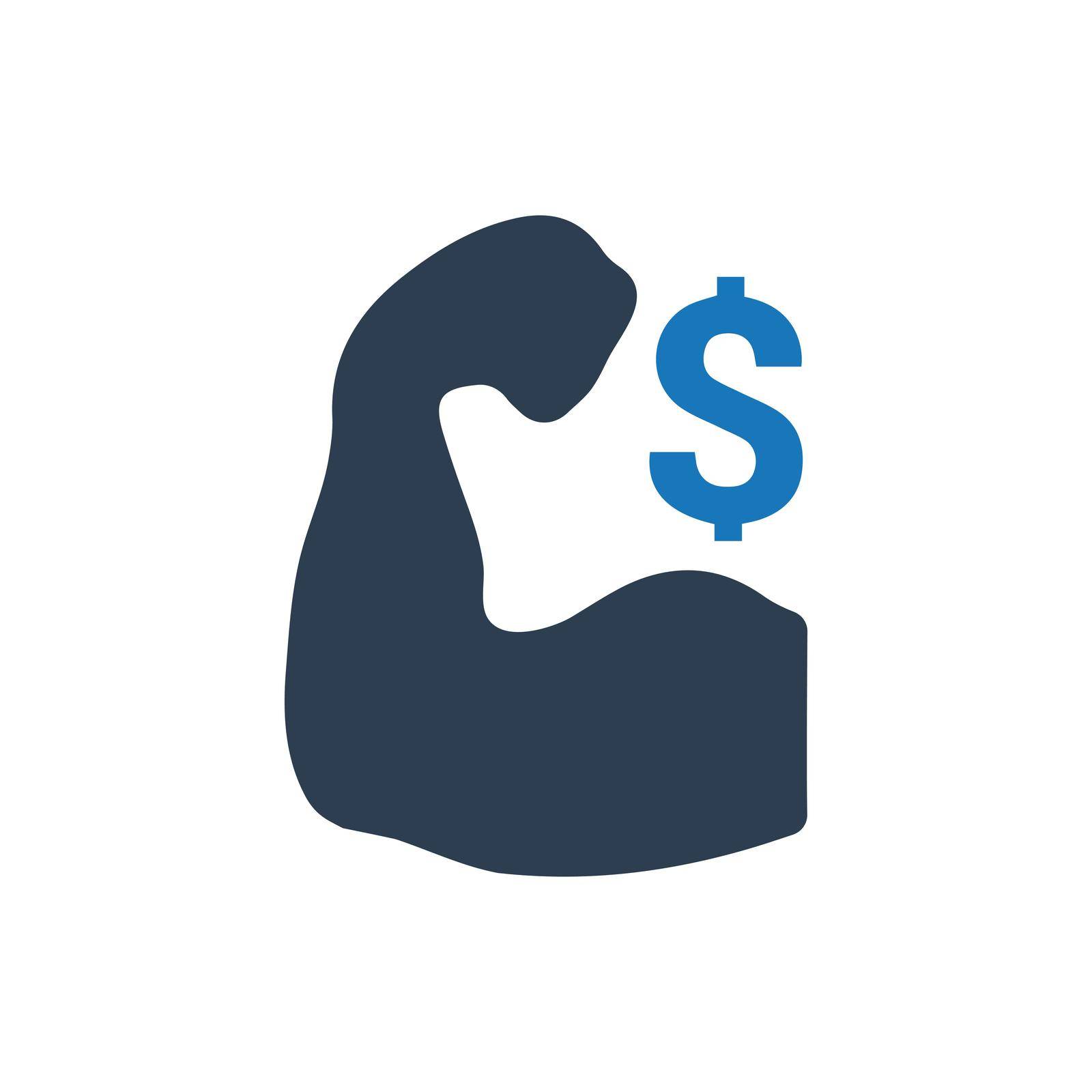 Financial Strength Icon by delwar018