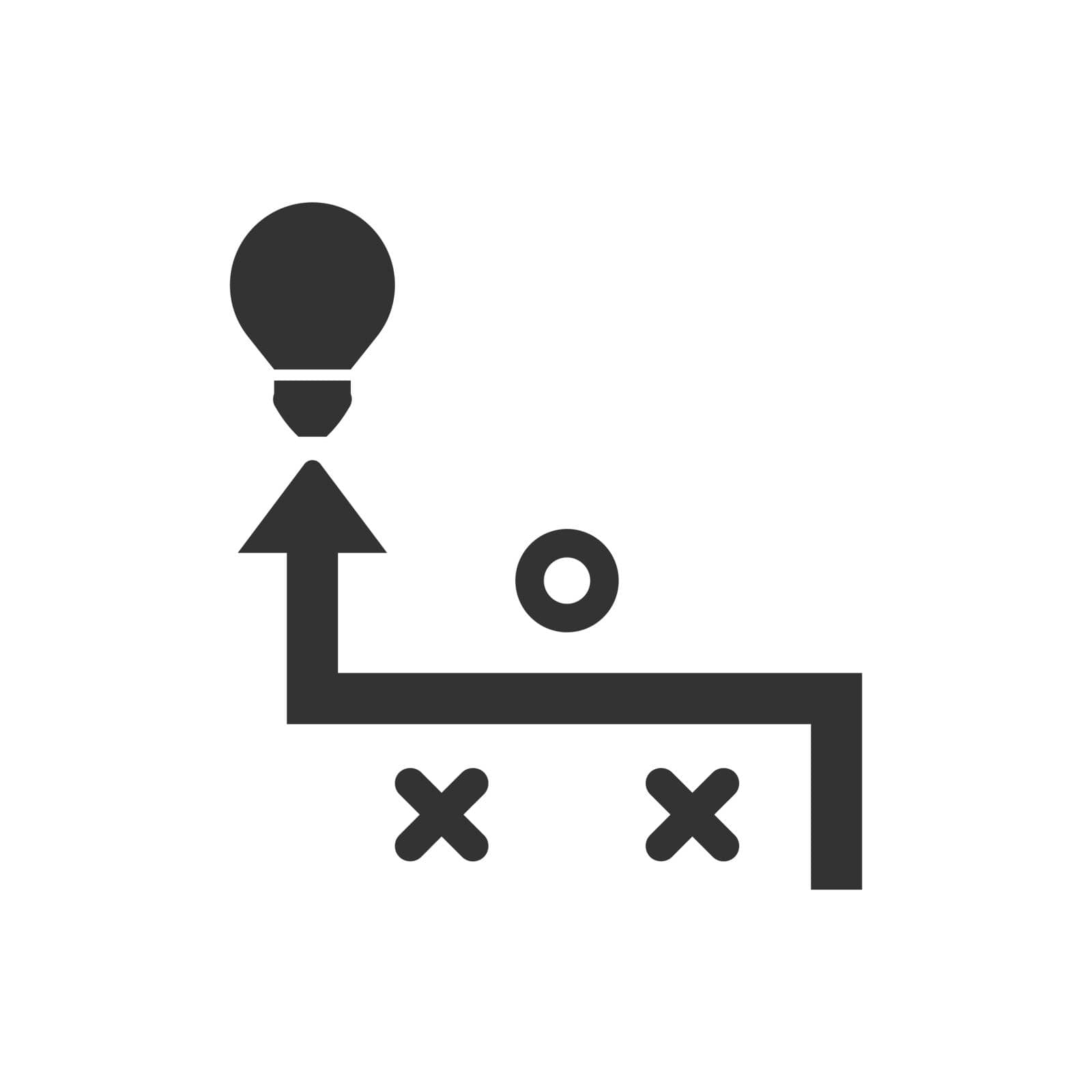 Solution planning icon. Vector EPS file. 