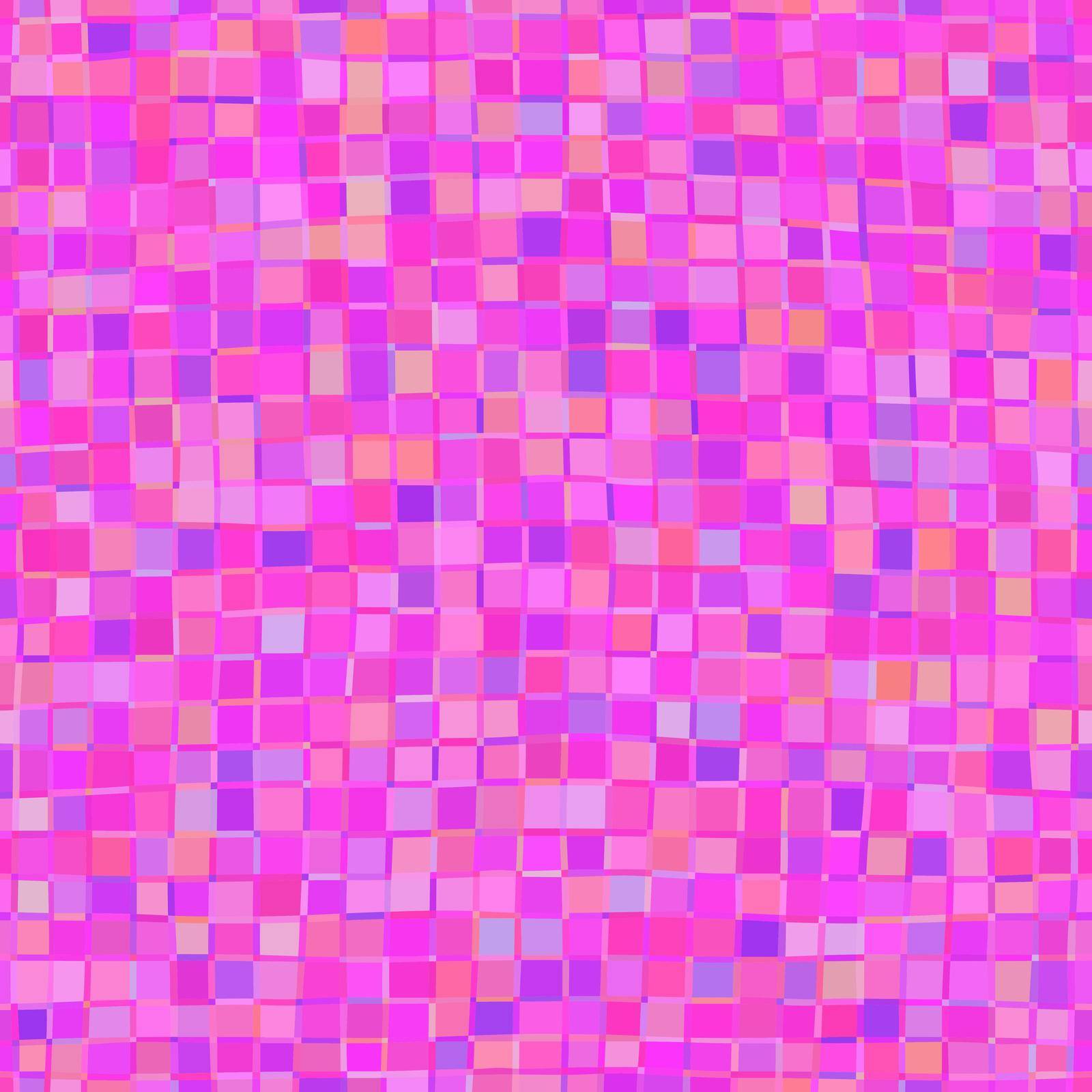 Seamless square pixel mosaic background. Vector illustration