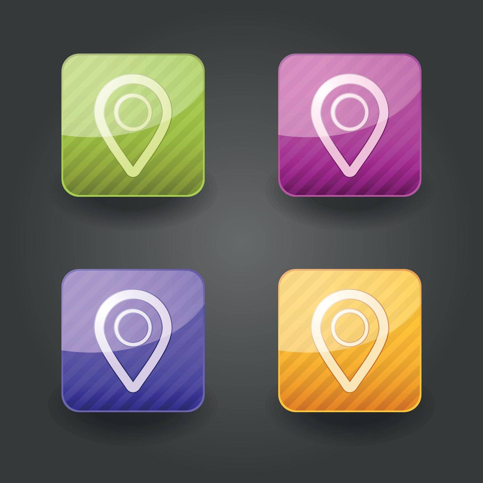 Vector app icons web set eps 10