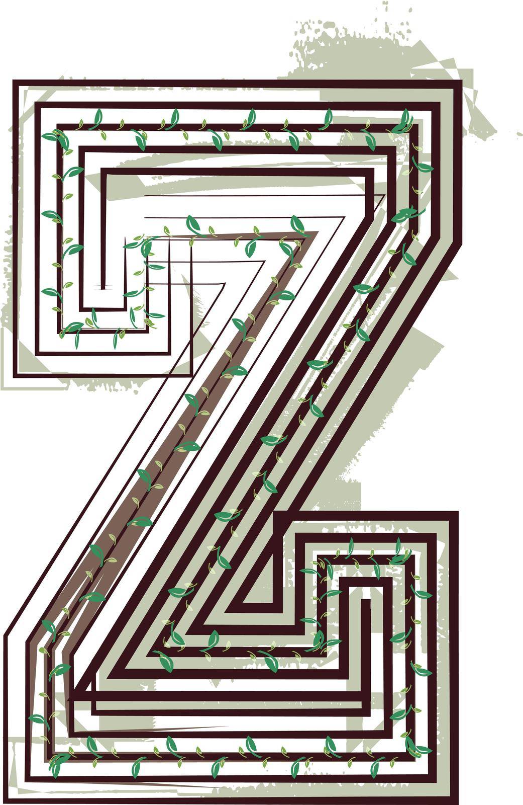 Letter Z Eco Logo Icon Design - Vector Illustration