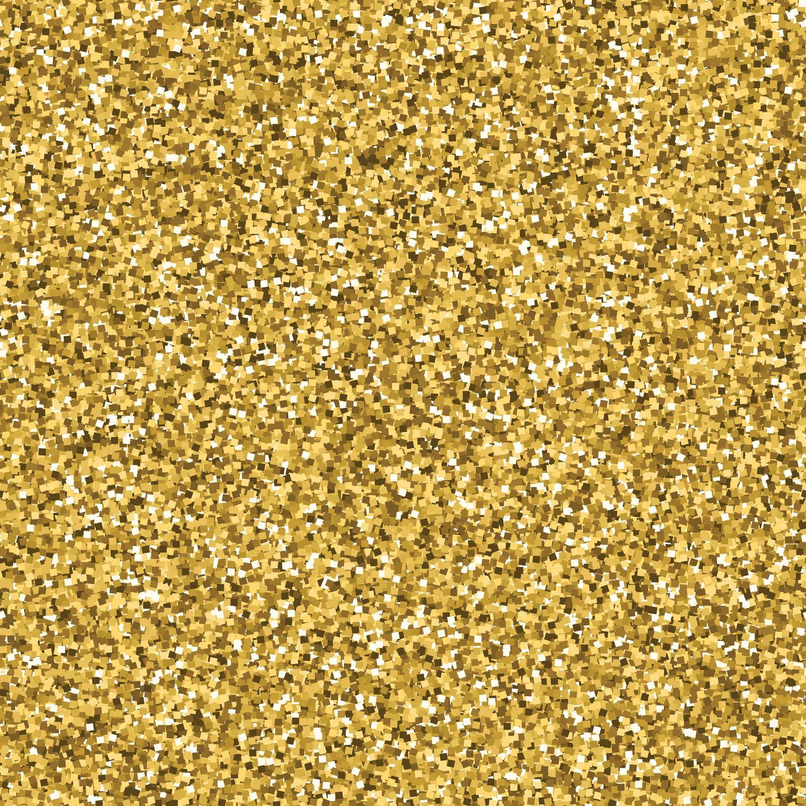 Gold glitter texture, seamless background Vector illustration