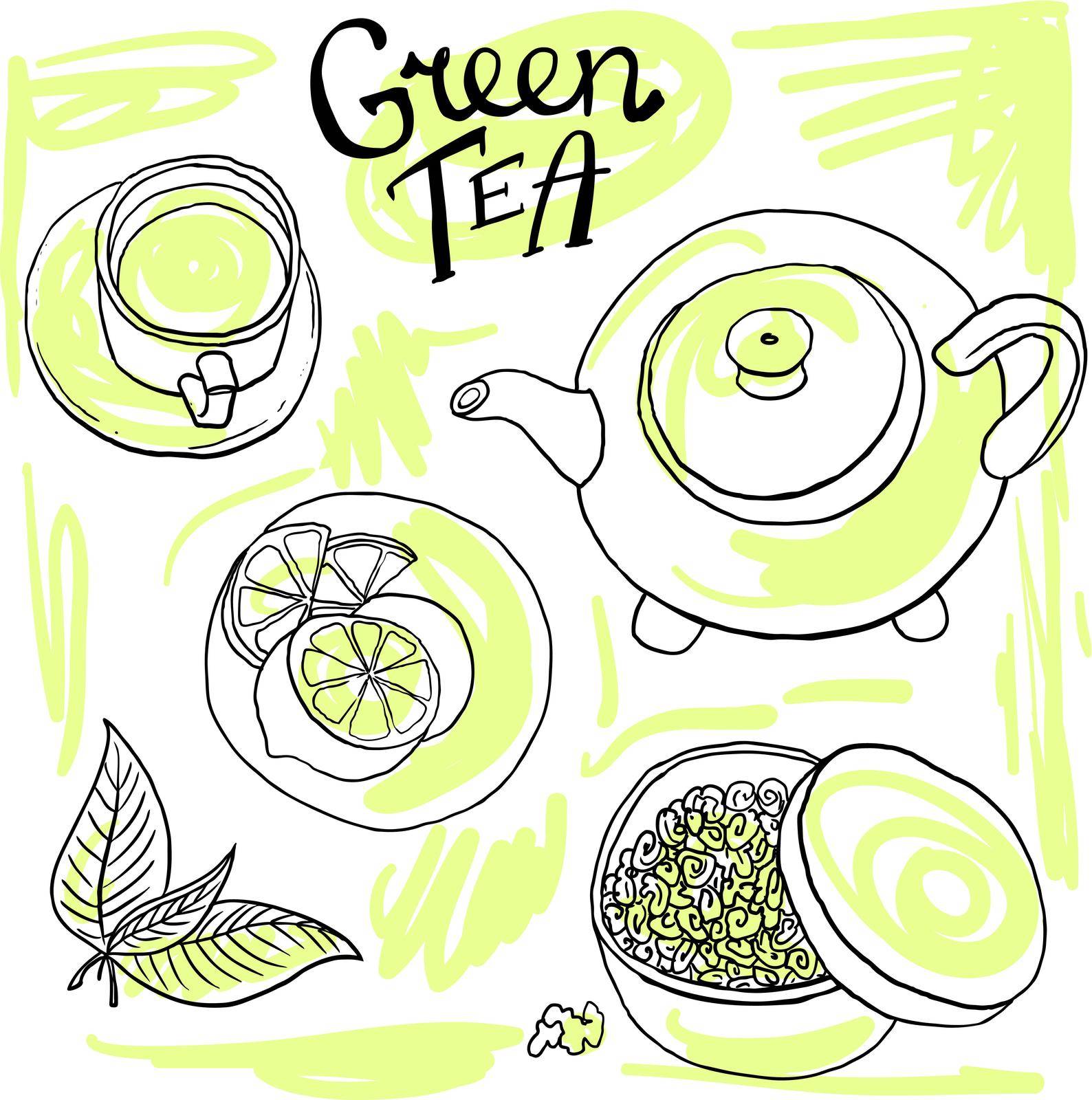 tea set by steshnikova