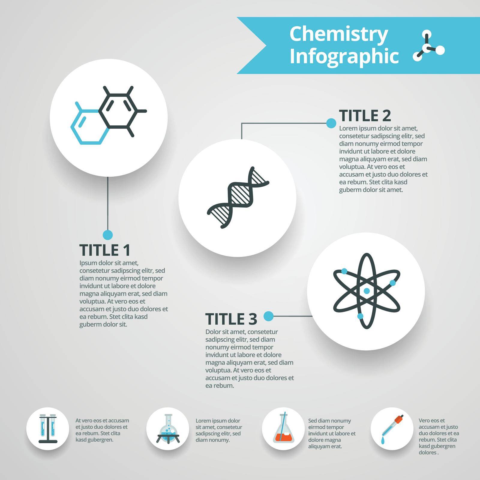 Chemistry Infographics Set by mstjahanara