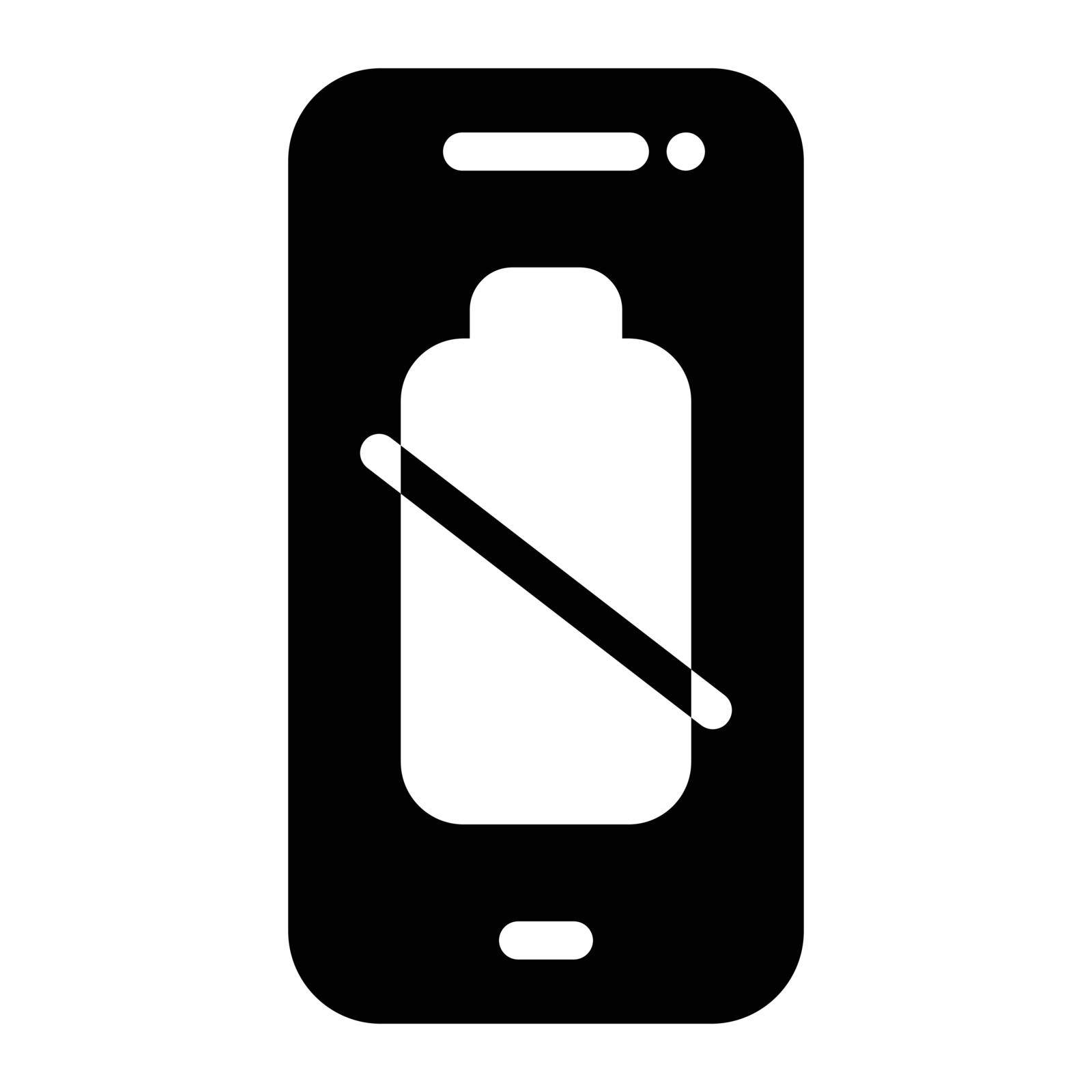 phone Vector illustration on a transparent background. Premium quality symbols. Gyliph vector icon for concept and graphic design.