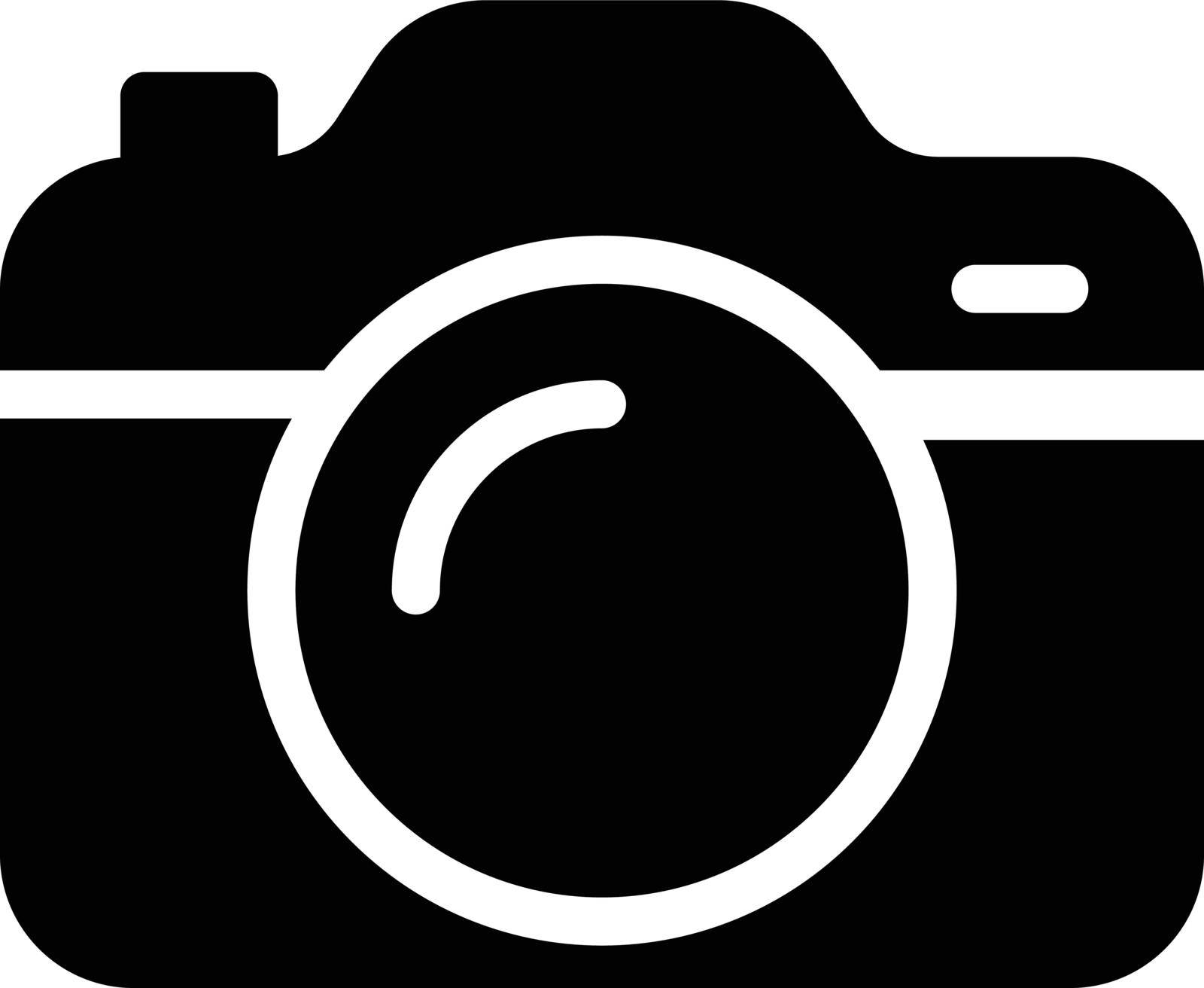 camera Vector illustration on a transparent background. Premium quality symbols. Gyliph vector icon for concept and graphic design.